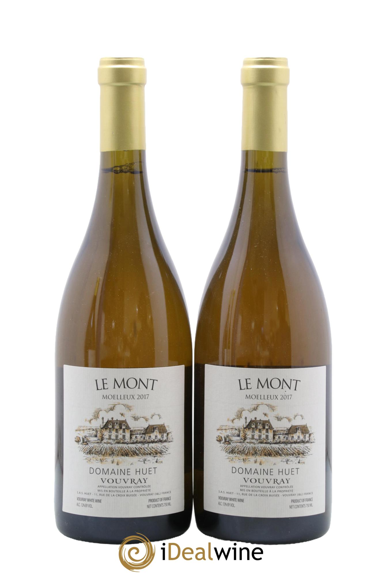 Vouvray Le Mont Moelleux Domaine Huet 2017 - Lot of 2 bottles - 0