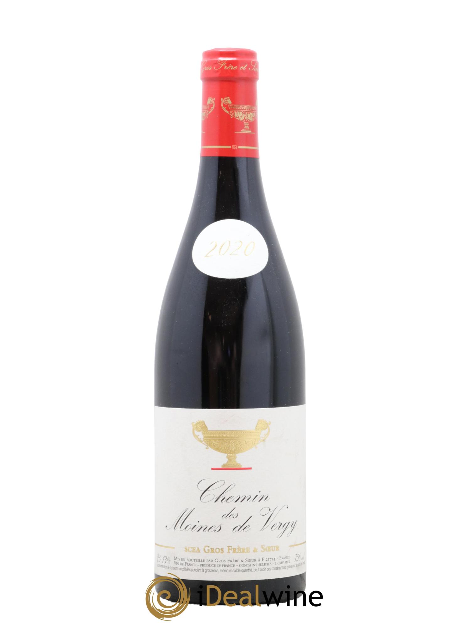 Vin de France Chemin des moines de Vergy Gros Frère & Soeur 2020 - Lot de 1 bouteille - 0