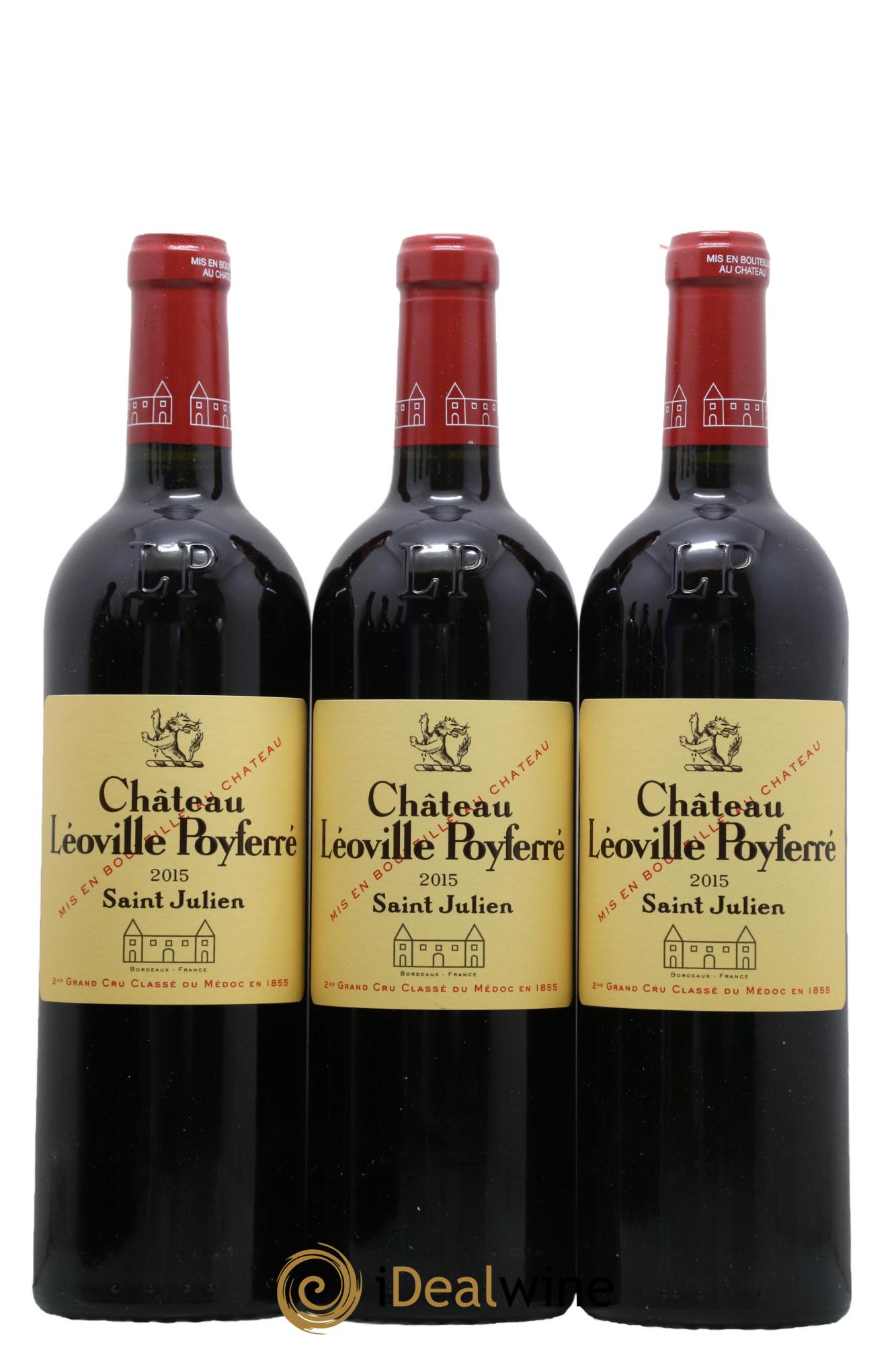 Château Léoville Poyferré 2ème Grand Cru Classé 2015 - Lot of 6 bottles - 1