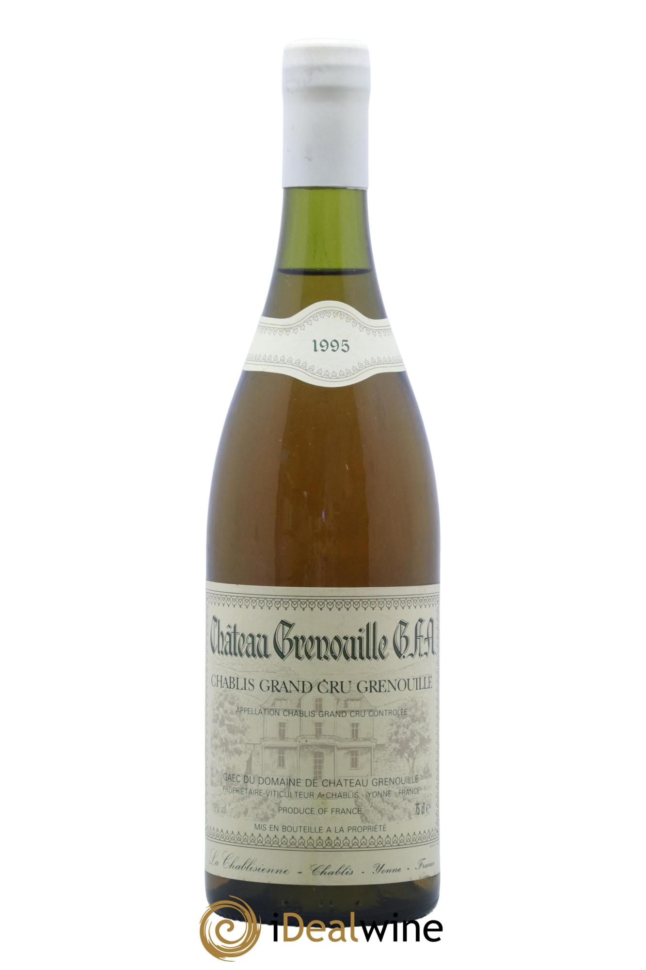 Chablis Grand Cru Grenouilles Château Grenouille - La Chablisienne 1995 - Posten von 1 Flasche - 0