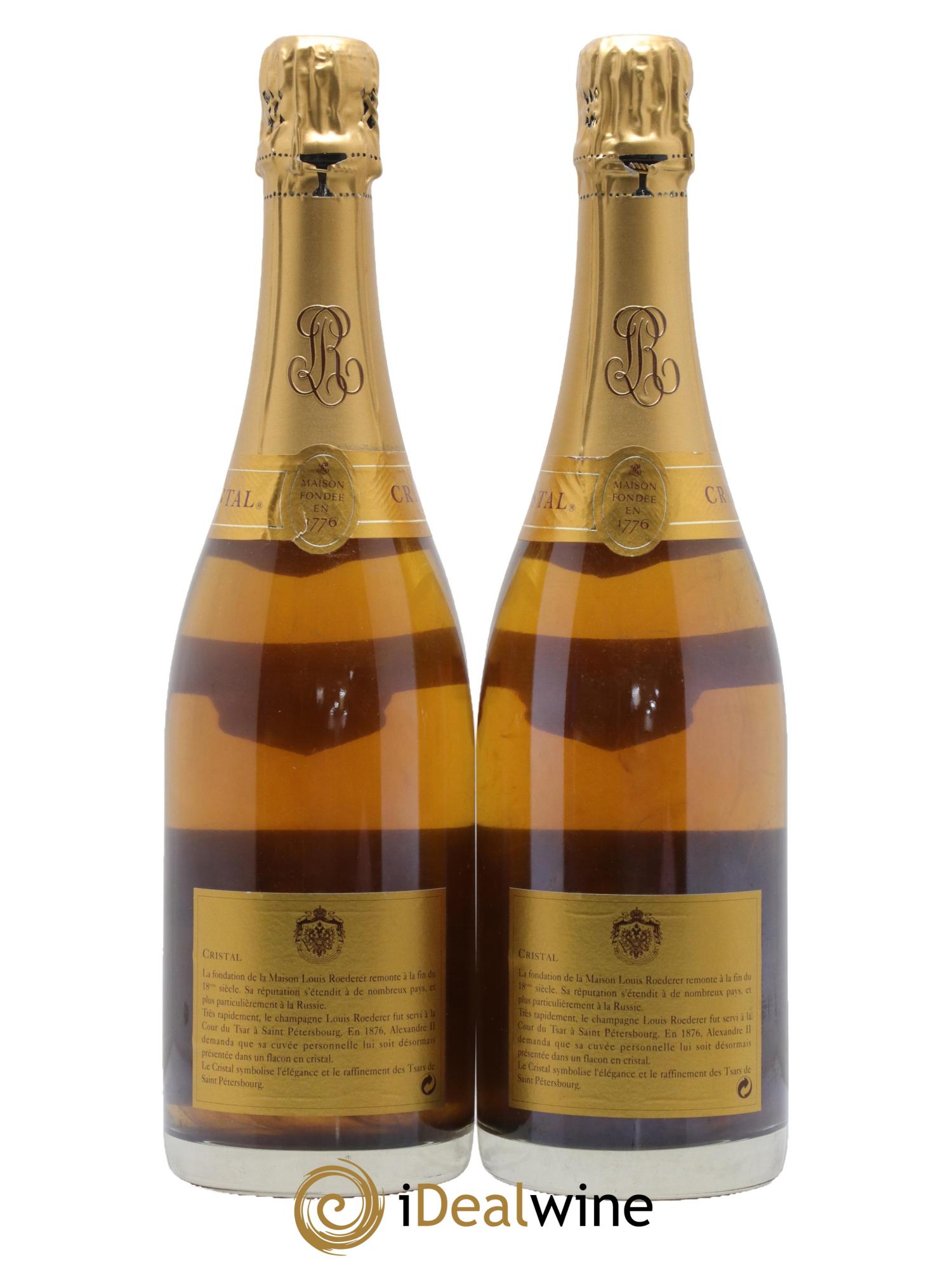 Cristal Louis Roederer 1988 - Lot of 2 bottles - 1