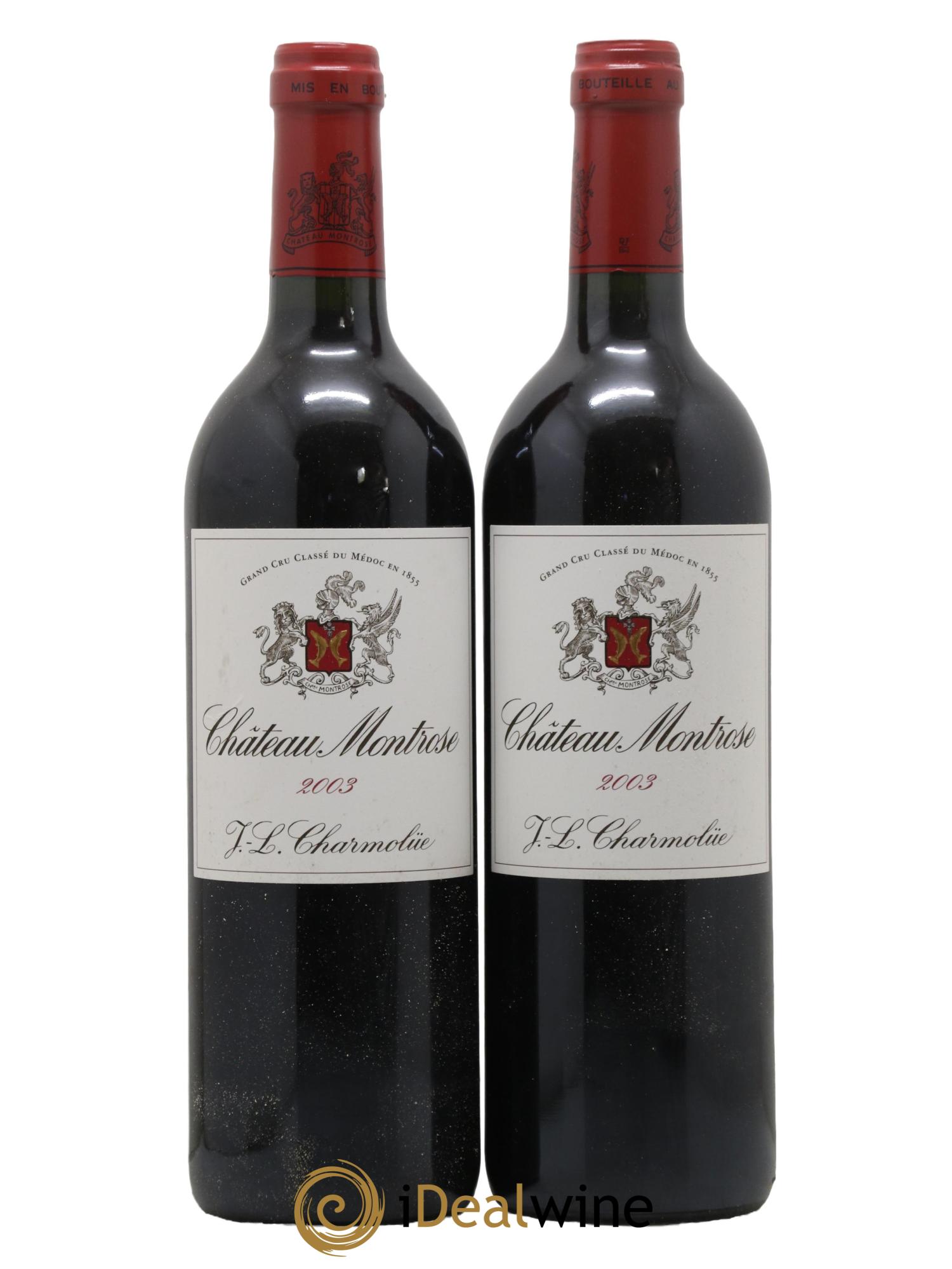 Château Montrose 2ème Grand Cru Classé 2003 - Lot de 2 bouteilles - 0