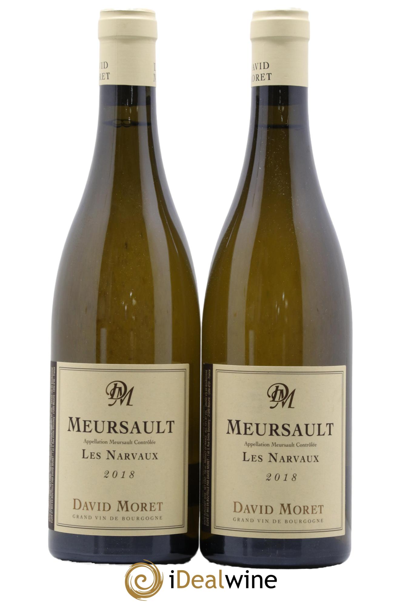 Meursault Les Narvaux David Moret (Domaine) 2018 - Posten von 2 Flaschen - 0