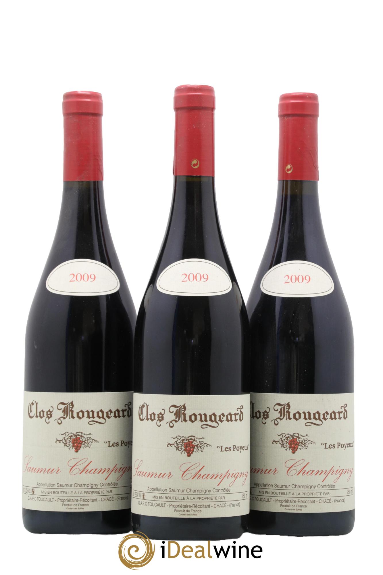 Saumur-Champigny Les Poyeux Clos Rougeard 2009 - Lot of 3 bottles - 0