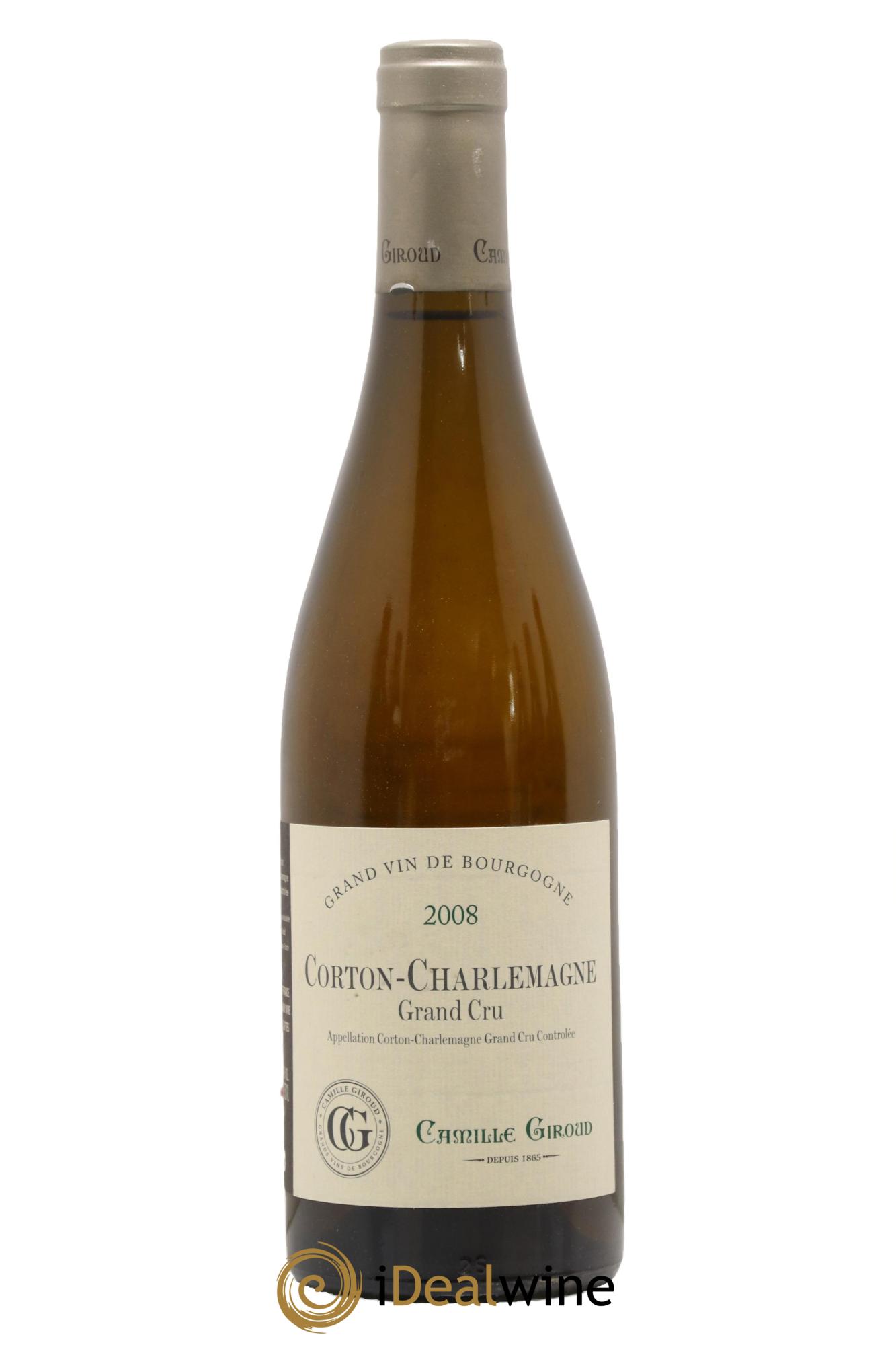 Corton-Charlemagne Grand Cru Camille Giroud (Domaine) 2008 - Lot of 1 bottle - 0