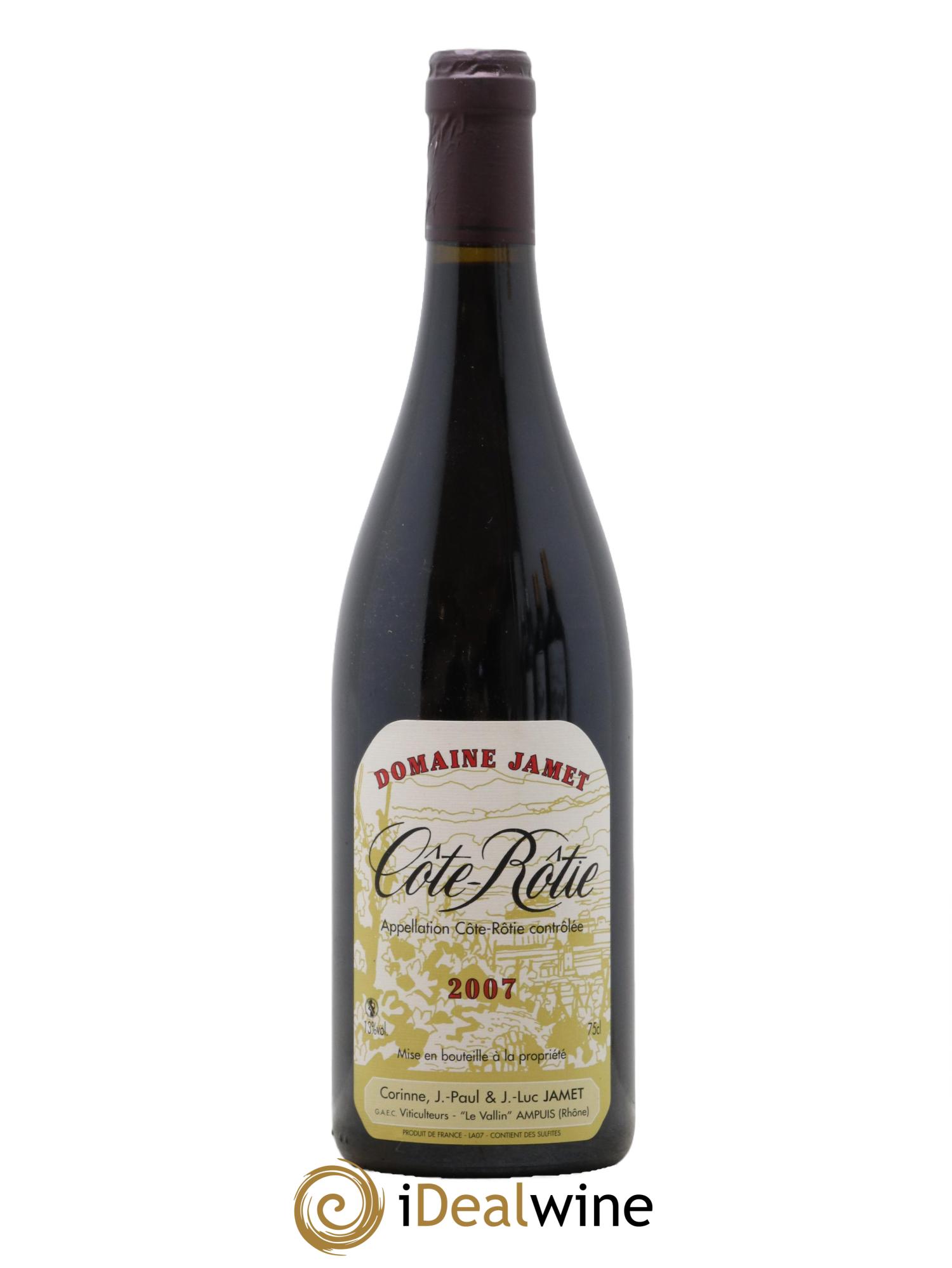 Côte-Rôtie Jamet (Domaine) 2007 - Lot of 1 bottle - 0