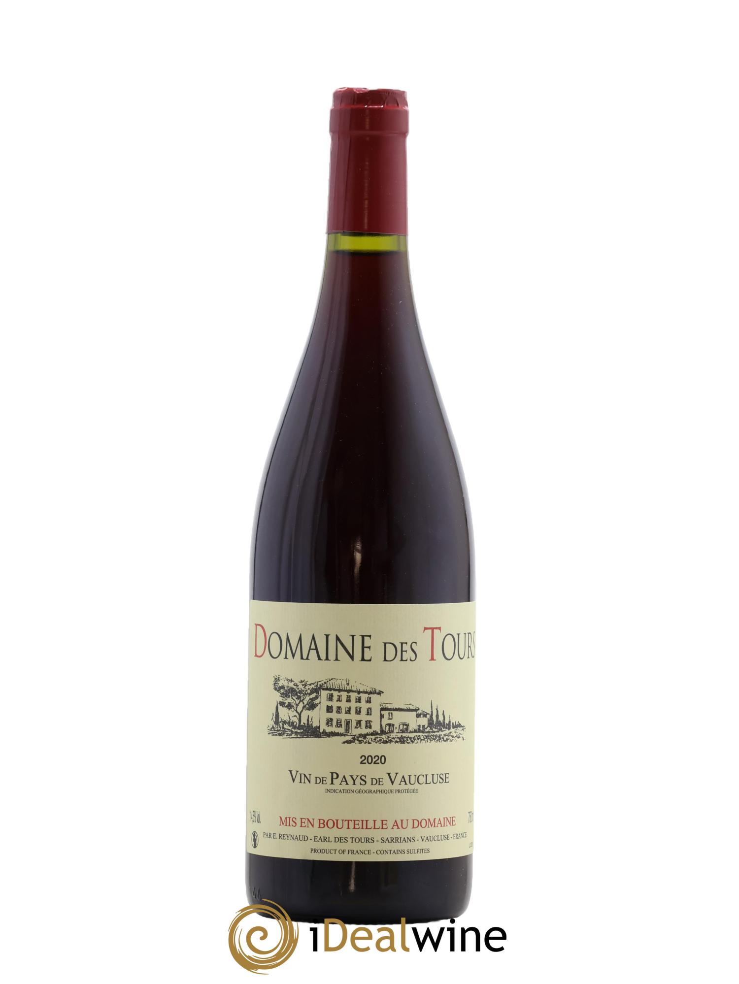 IGP Vaucluse (Vin de Pays de Vaucluse) Domaine des Tours Emmanuel Reynaud 2020 - Lotto di 1 bottiglia - 0