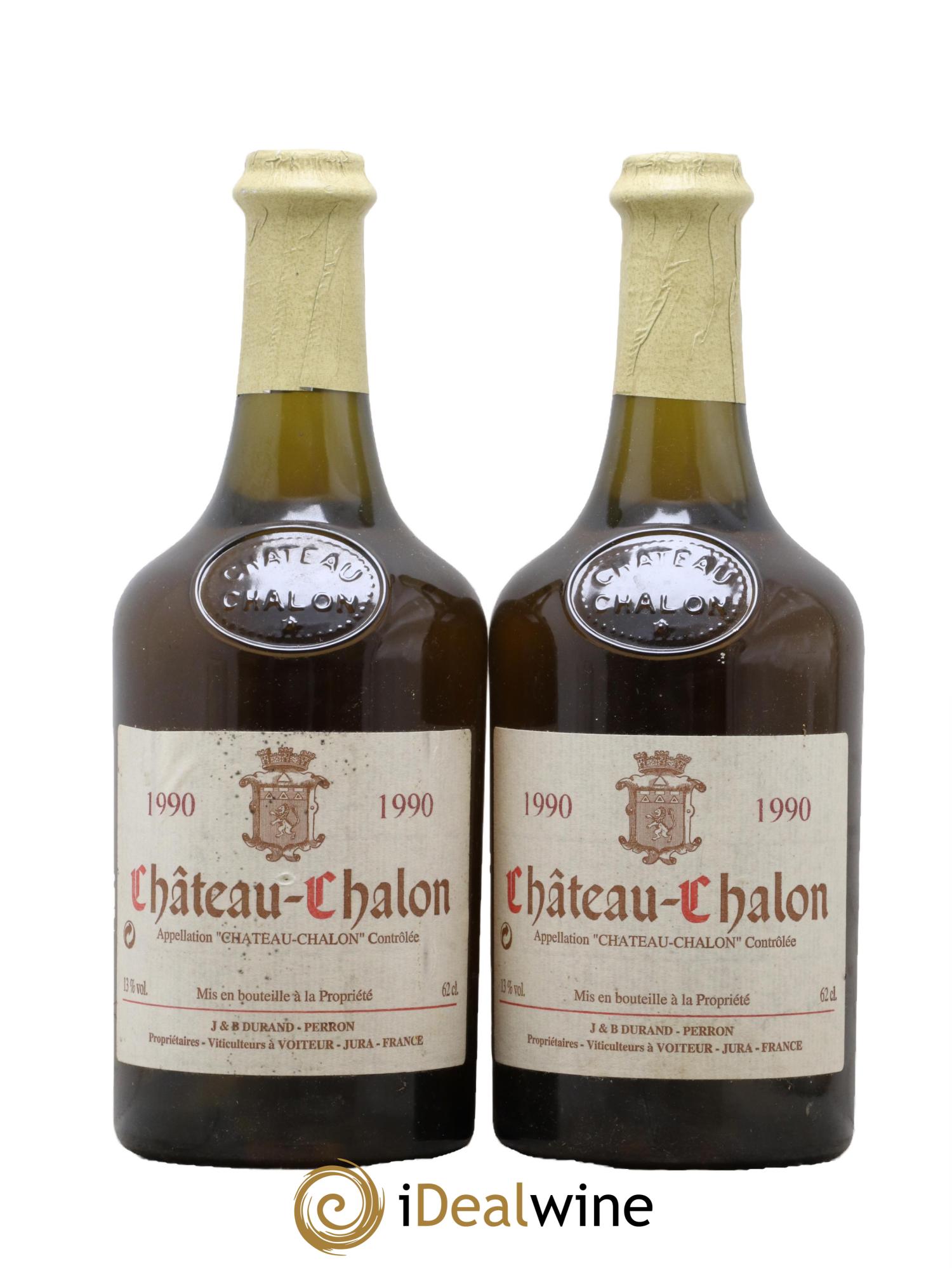 Château-Chalon Domaine Durand-Perron 1990 - Posten von 2 Clavelin - 0