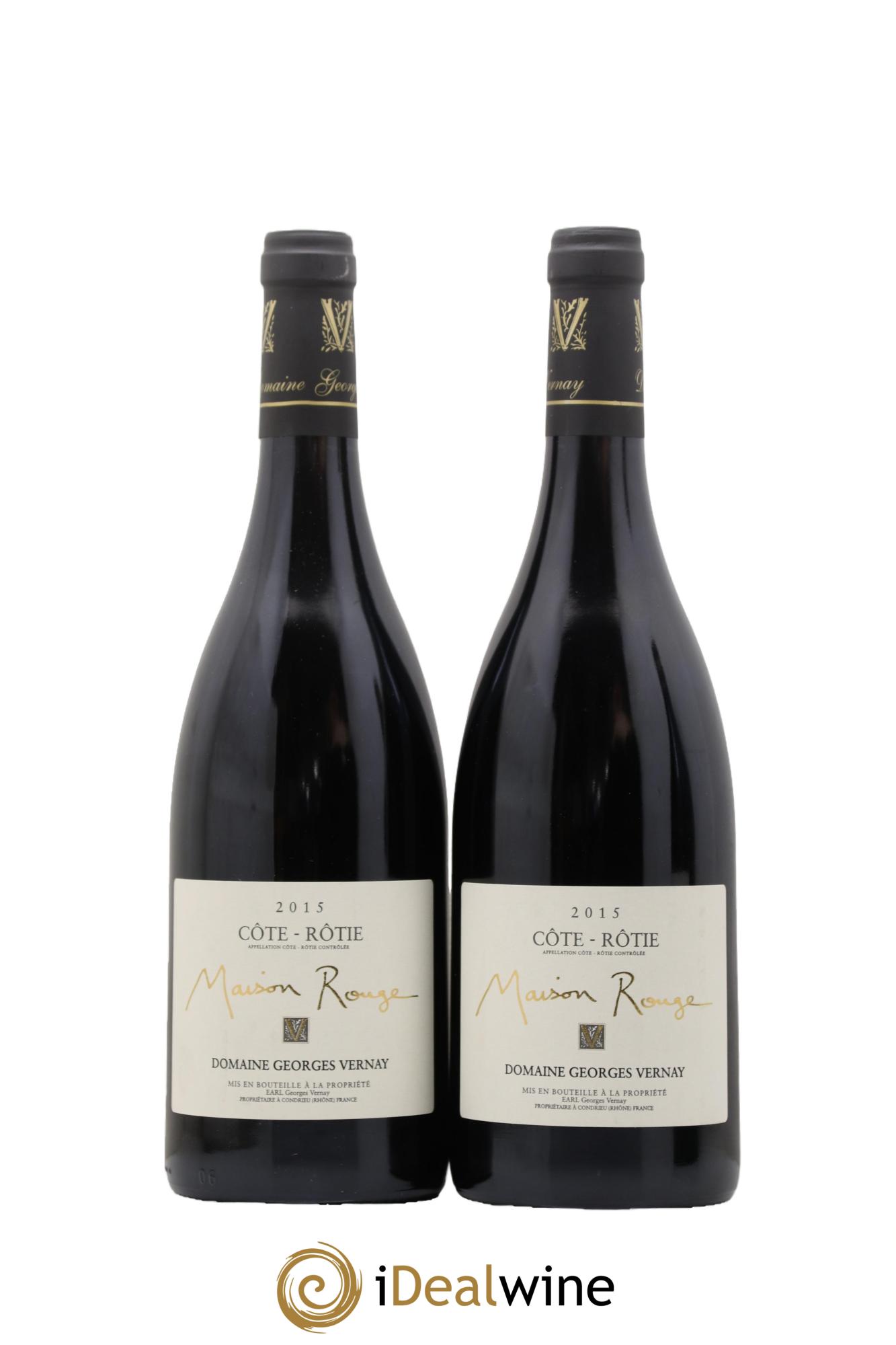 Côte-Rôtie Maison Rouge Georges Vernay 2015 - Lot of 2 bottles - 0