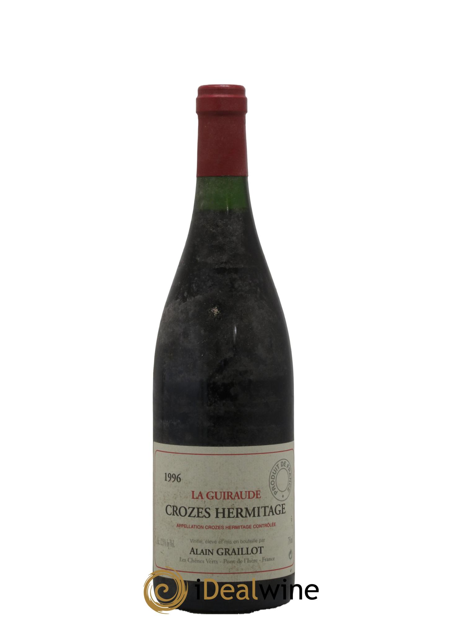 Crozes-Hermitage La Guiraude Domaine Graillot 1996 - Lot de 1 bouteille - 0