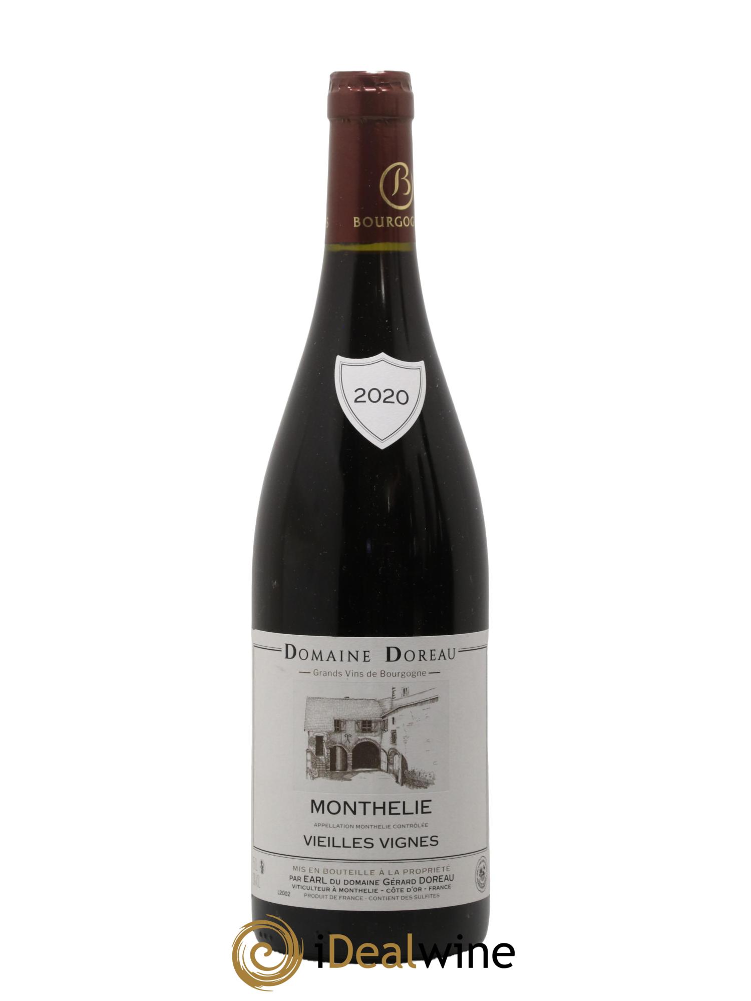 Monthélie Vieilles Vignes Domaine Doreau 2020 - Posten von 1 Flasche - 0