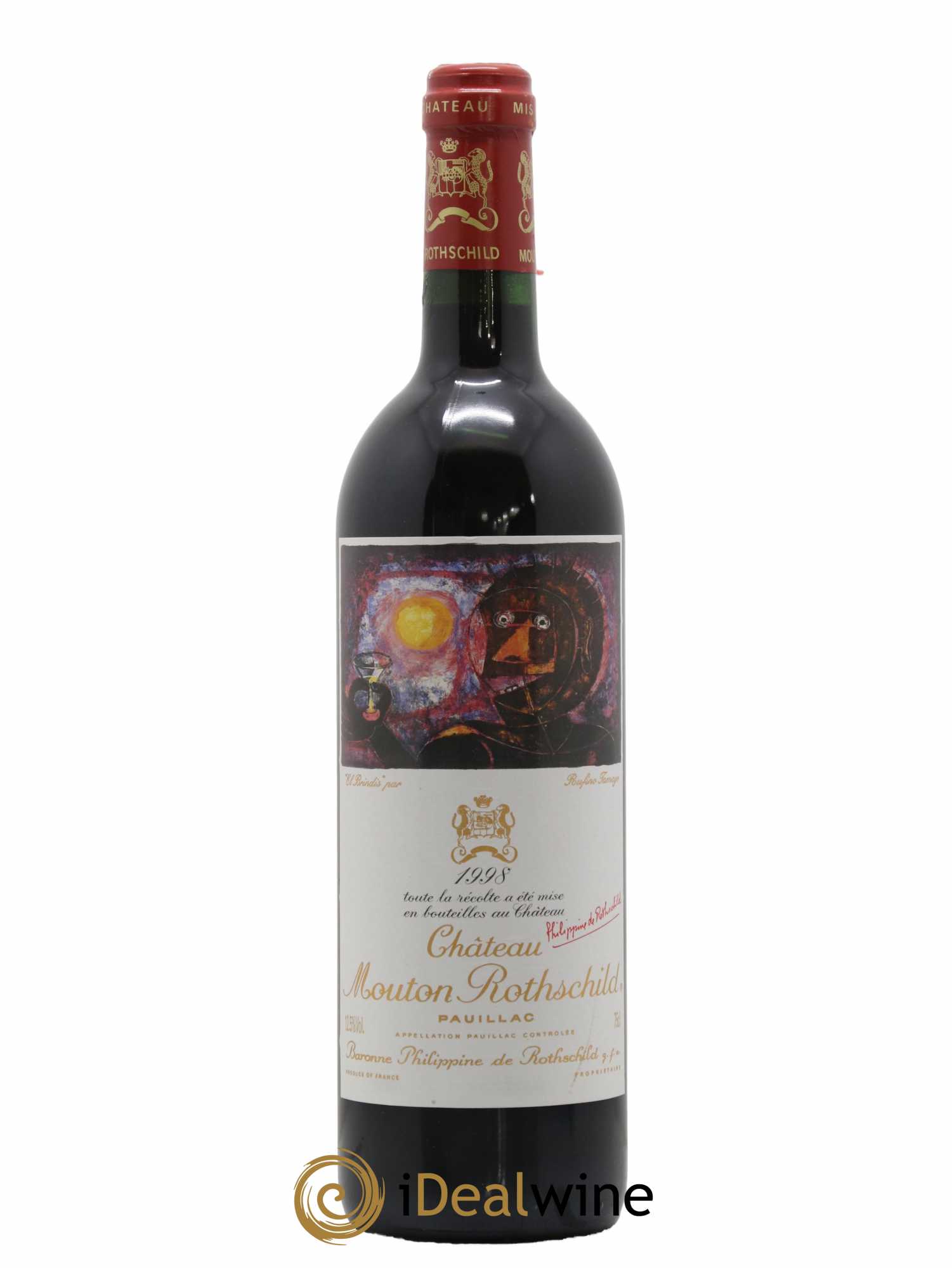 Château Mouton Rothschild 1er Grand Cru Classé 1998 - Lotto di 1 bottiglia - 0