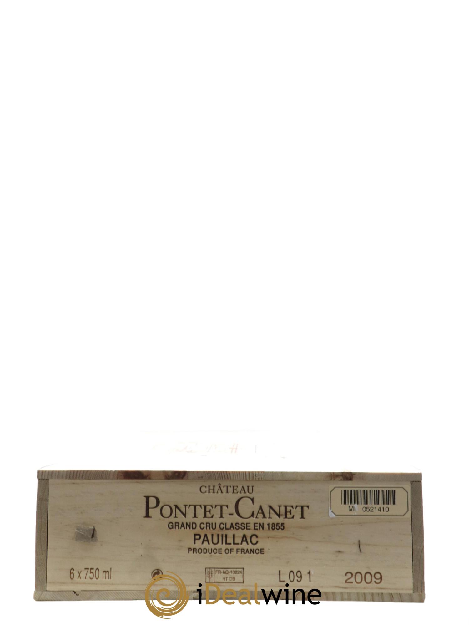 Château Pontet Canet 5ème Grand Cru Classé 2009 - Lotto di 6 bottiglie - 5