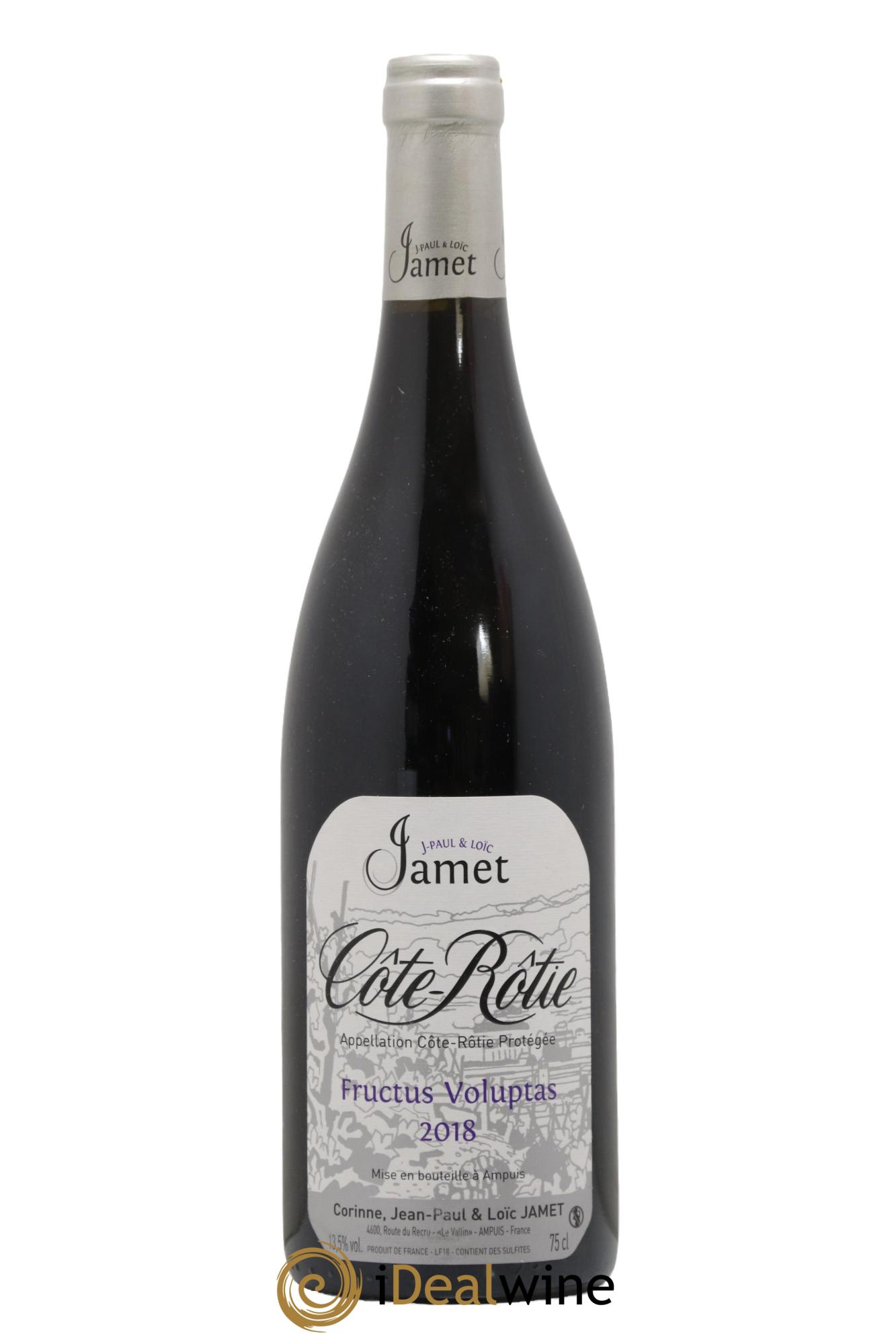 Côte-Rôtie Fructus Voluptas Jamet (Domaine) 2018 - Lot of 1 bottle - 0