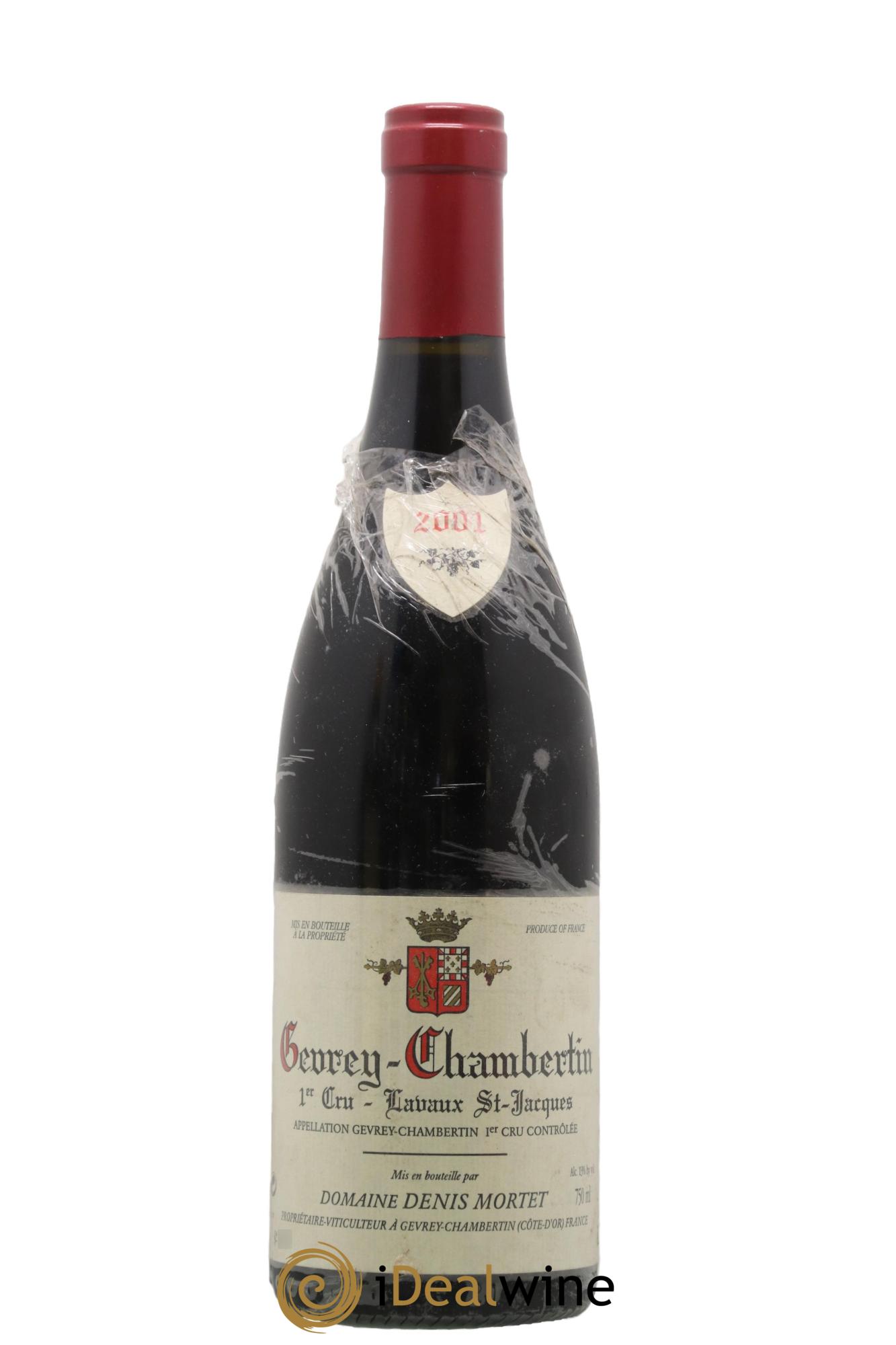 Gevrey-Chambertin 1er Cru Lavaux Saint Jacques Denis Mortet (Domaine) 2001 - Lotto di 1 bottiglia - 0