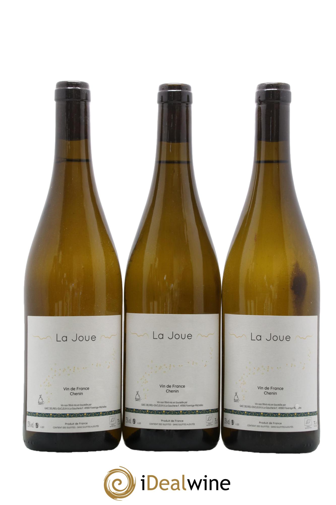 Vin de France La Joue Chenin Delrieu Ducleux 2022 - Lotto di 3 bottiglie - 0