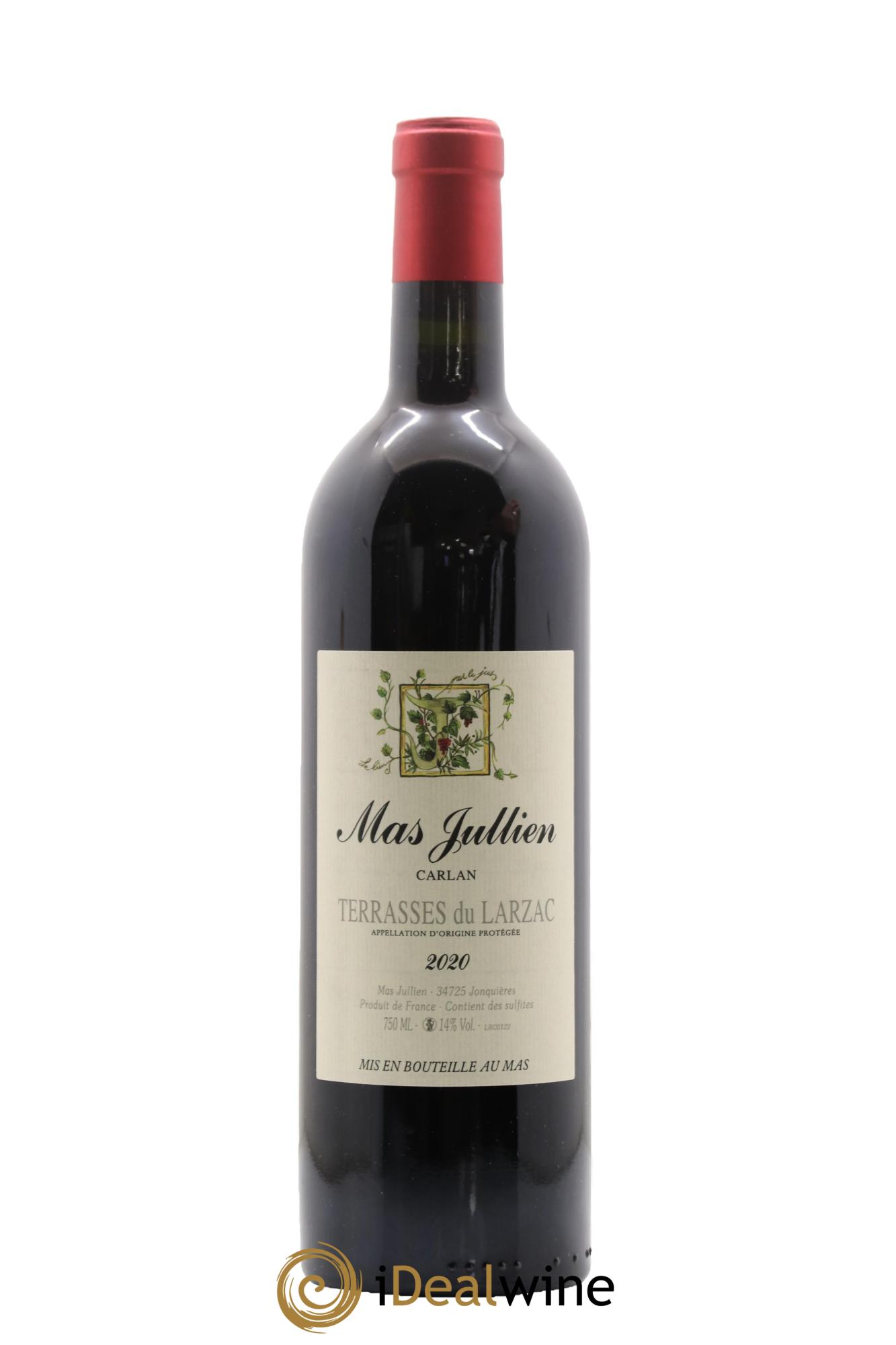 Coteaux du Languedoc - Terrasses du Larzac Mas Jullien Carlan Olivier Jullien 2020 - Lot de 1 bouteille - 0