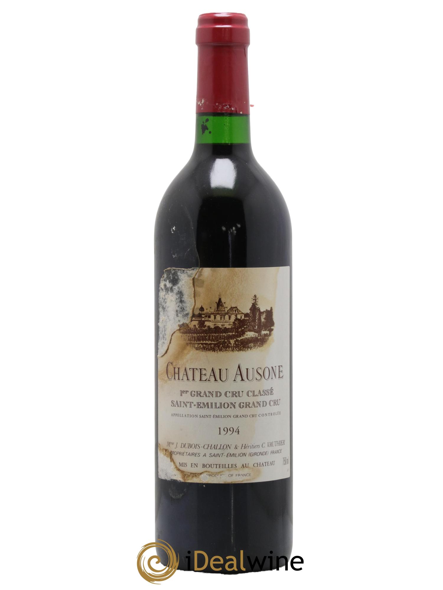 Château Ausone 1er Grand Cru Classé A 1994 - Lot de 1 bouteille - 0