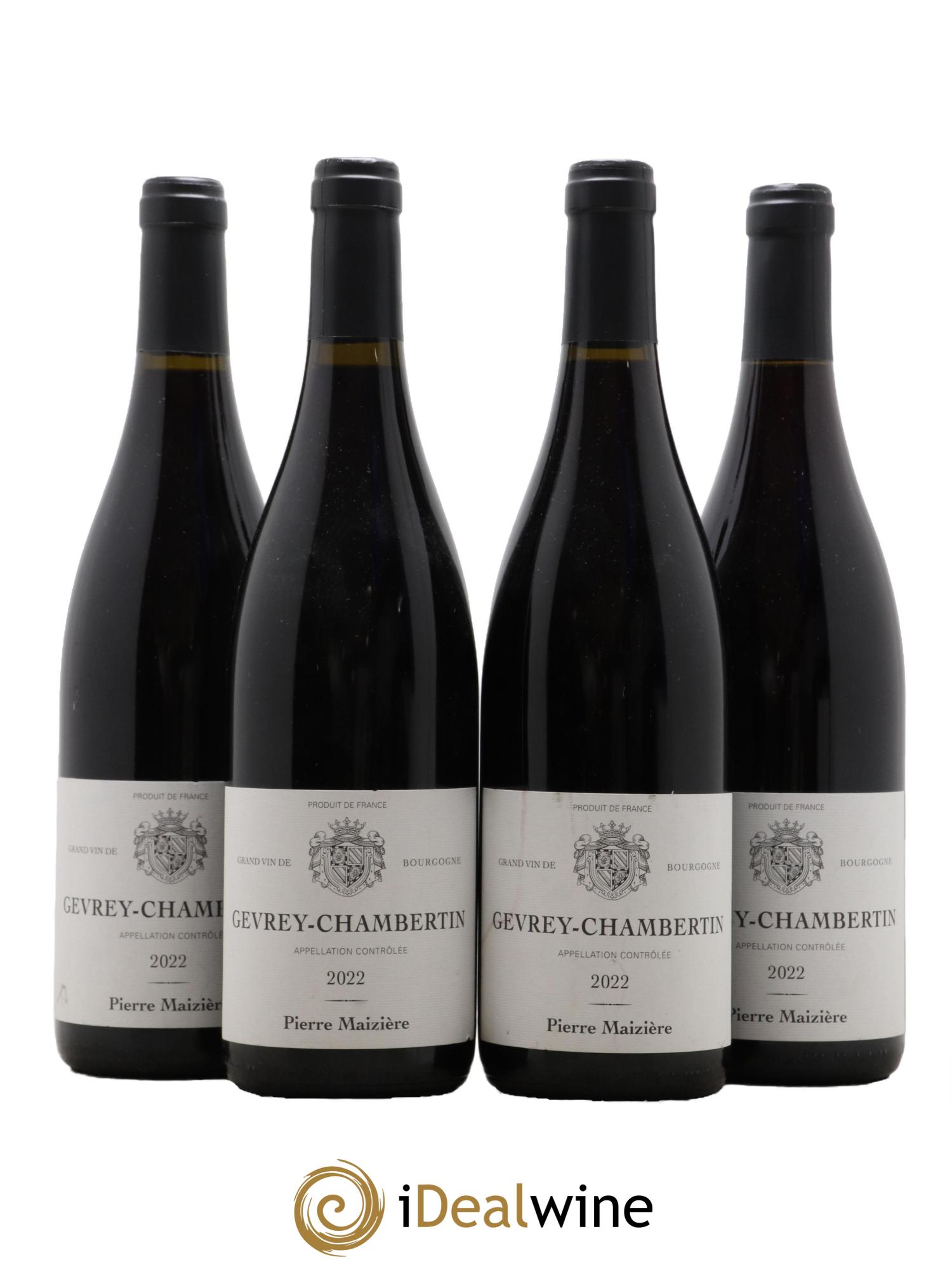 Gevrey-Chambertin Domaine Pierre Maiziere 2022 - Lot de 4 bouteilles - 0