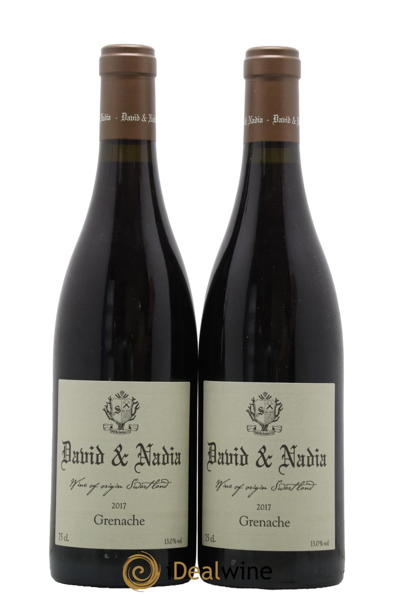 Afrique du Sud Grenache Domaine David et Nadia 2017 - Posten von 2 Flaschen - 0