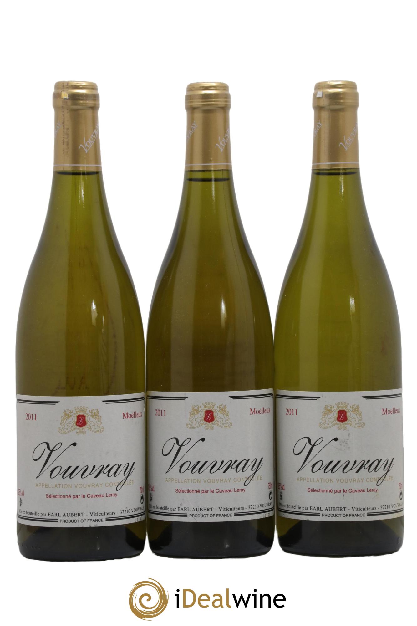 Vouvray Domaine Aubert 2011 - Lotto di 3 bottiglie - 0