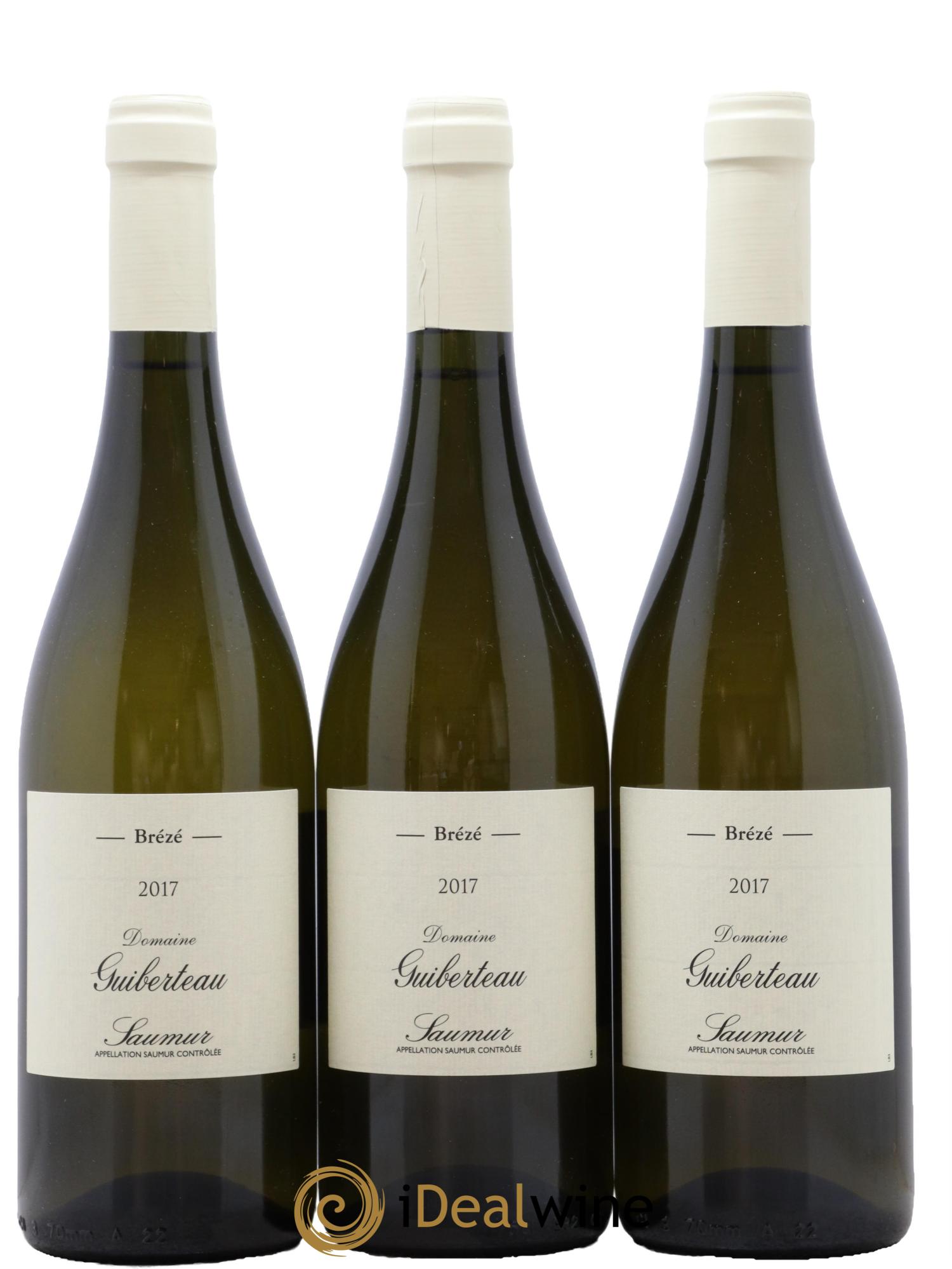 Saumur Brézé Domaine Guiberteau 2017 - Posten von 3 Flaschen - 0