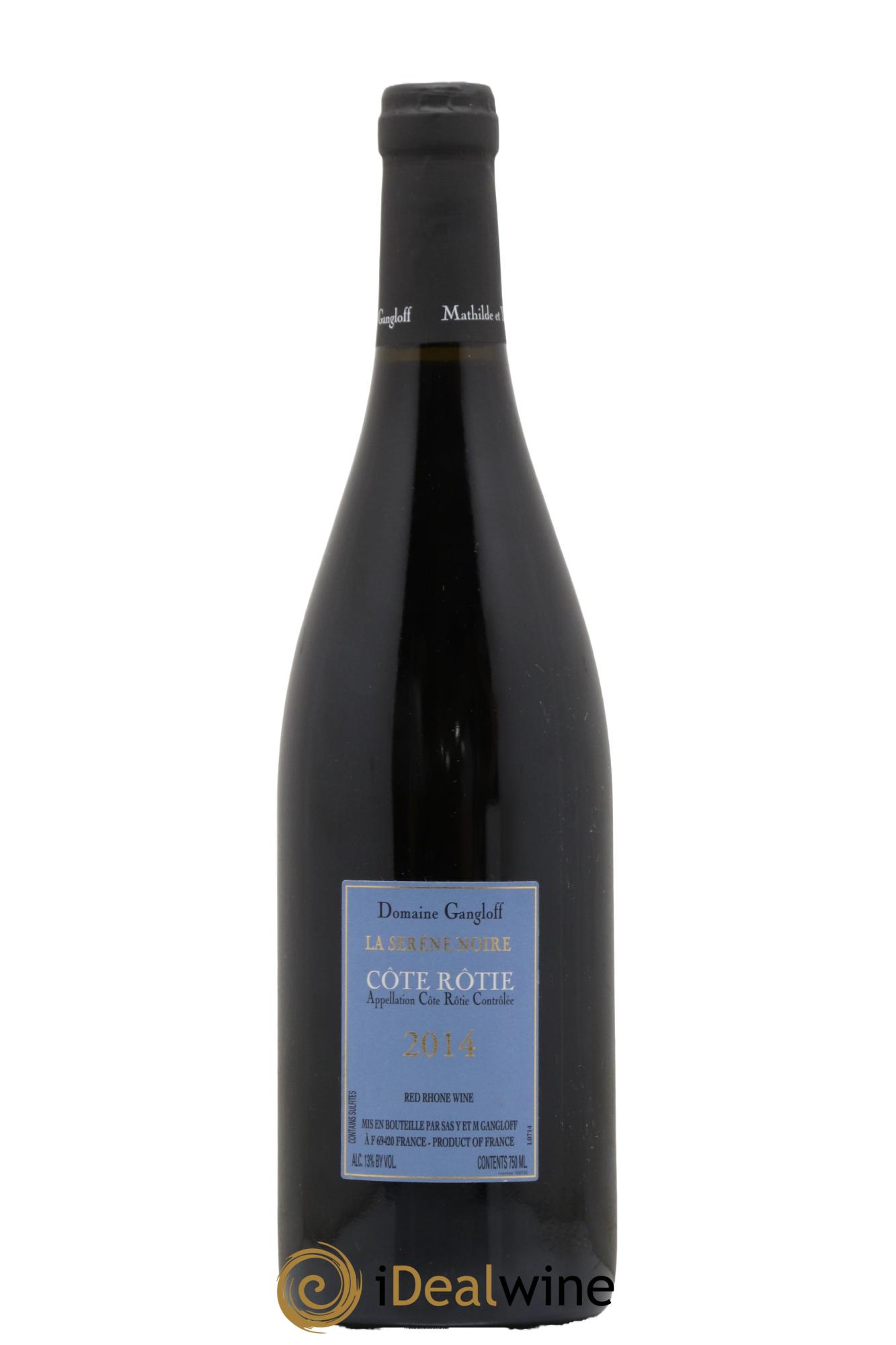 Côte-Rôtie La Sereine Noire Gangloff (Domaine) 2014 - Lotto di 1 bottiglia - 1