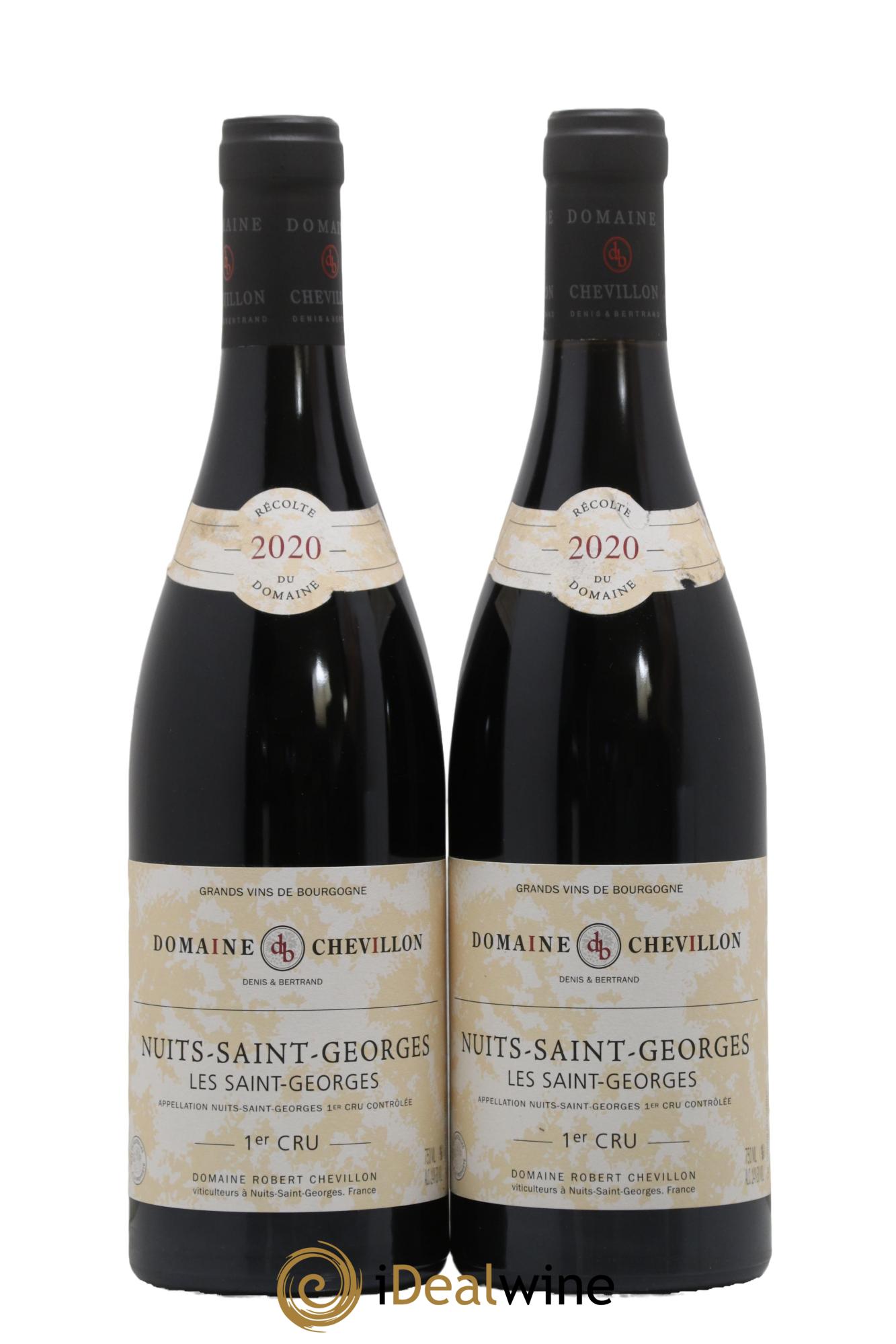 Nuits Saint-Georges 1er Cru Les Saint Georges Robert Chevillon 2020 - Lotto di 2 bottiglie - 0