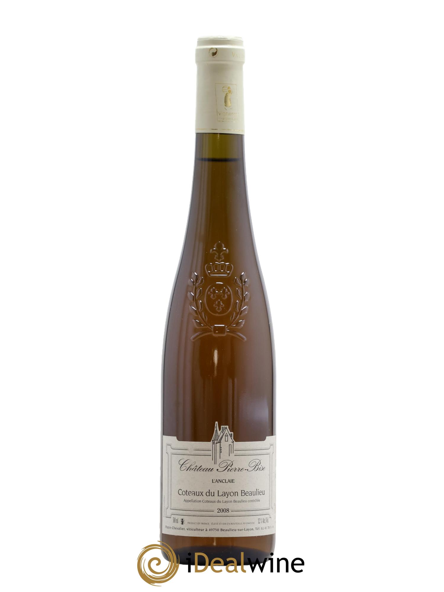 Coteaux du Layon Beaulieu l'Anclaie Château Pierre-Bise 2008 - Lot of 1 500ml format  - 0