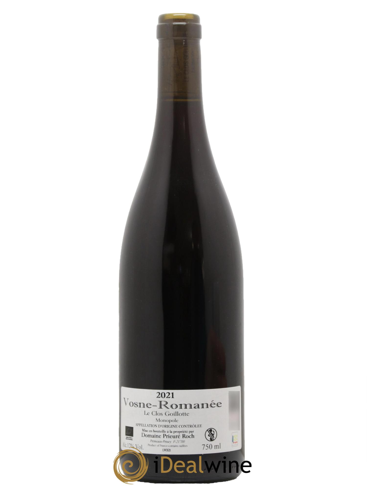 Vosne-Romanée Le Clos Goillotte Prieuré Roch 2021 - Lot de 1 bouteille - 1