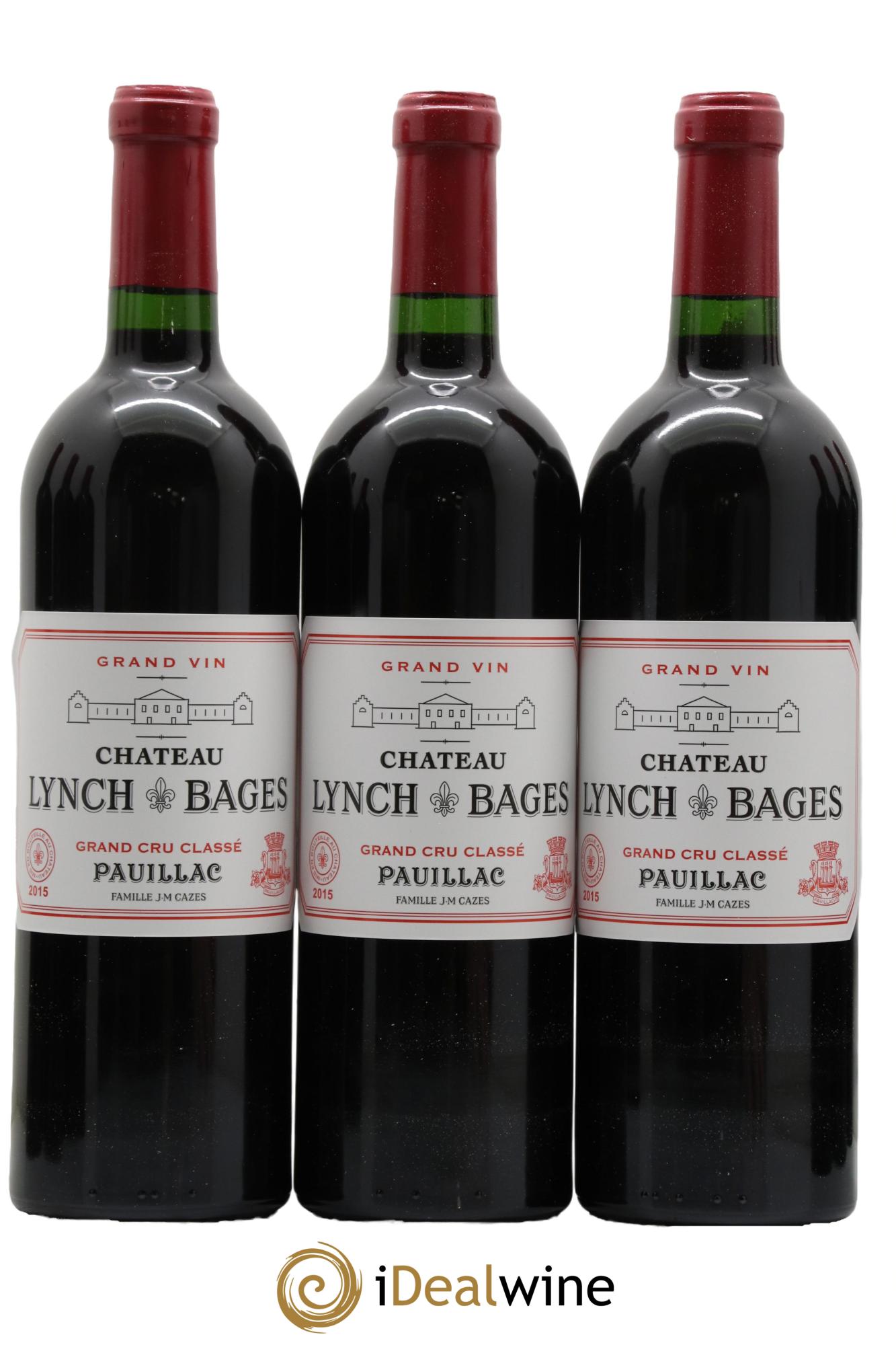 Château Lynch Bages 5ème Grand Cru Classé 2015 - Lot de 12 bouteilles - 1