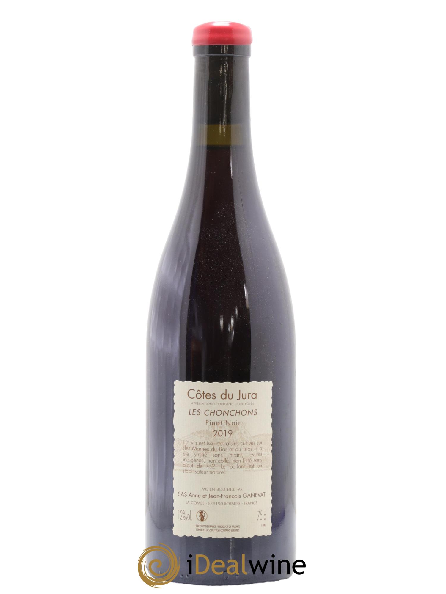 Côtes du Jura Pinot Noir Les Chonchons Anne et Jean François Ganevat 2019 - Lotto di 1 bottiglia - 1