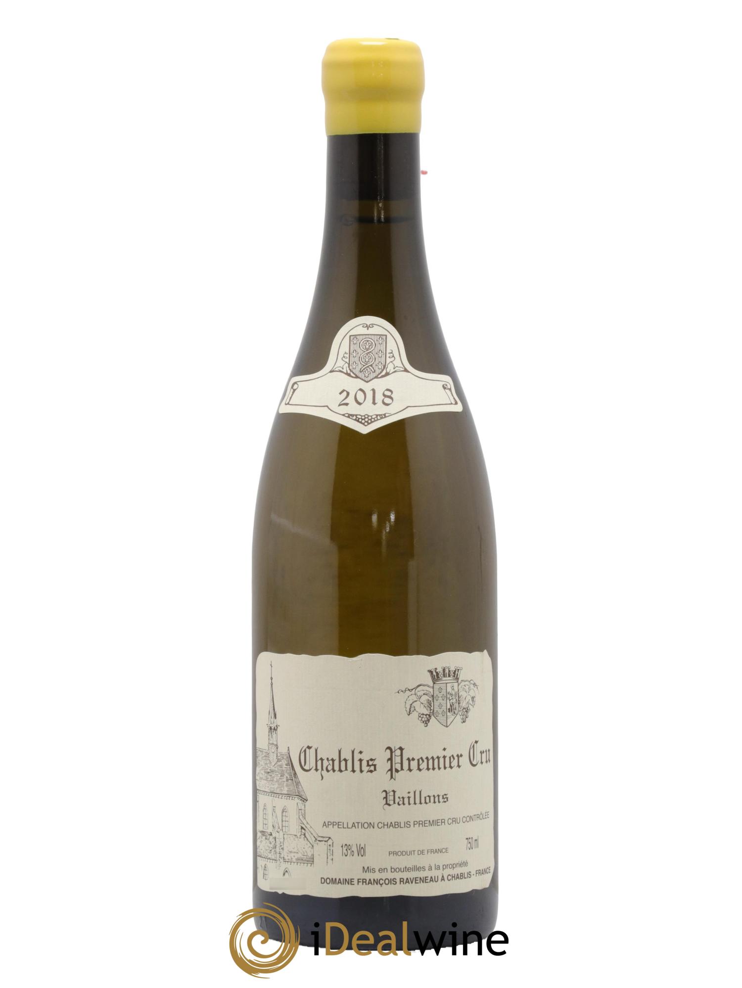 Chablis 1er Cru Vaillons Raveneau (Domaine) 2018 - Lot of 1 bottle - 0