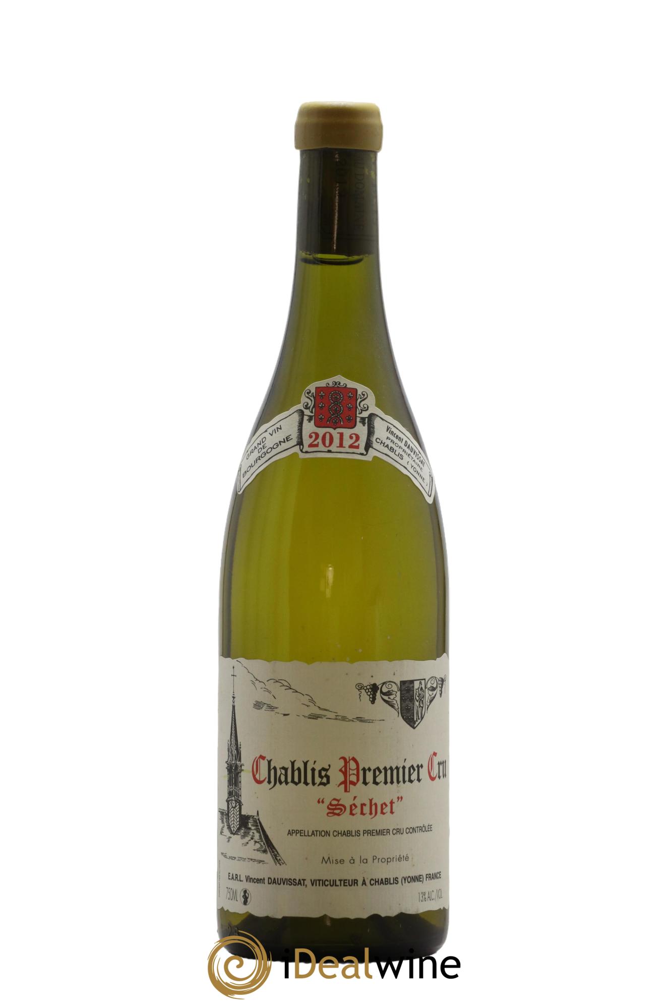 Chablis 1er Cru Séchet Vincent Dauvissat (Domaine) 2012 - Lotto di 1 bottiglia - 0