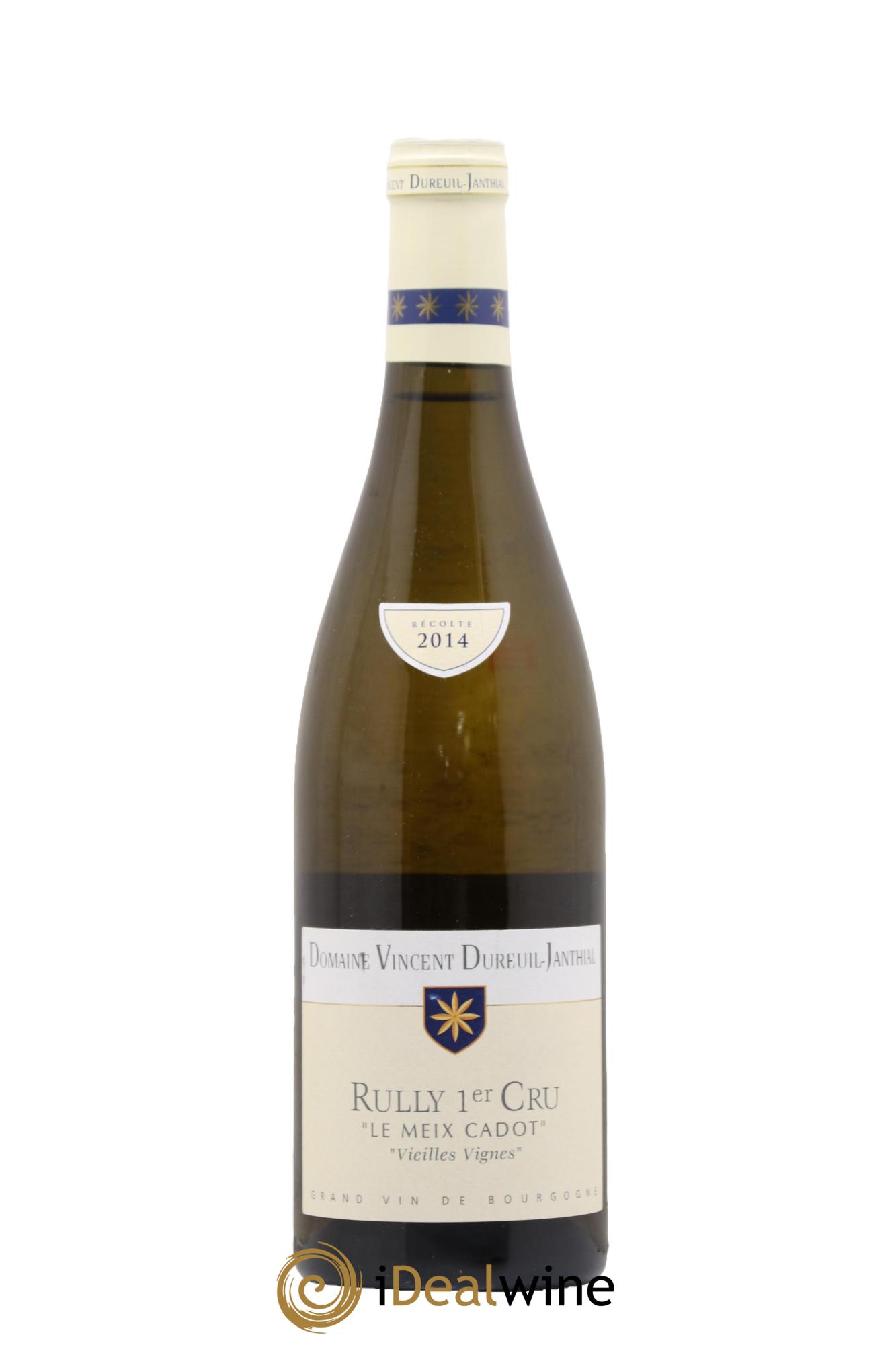 Rully 1er Cru Le Meix Cadot Vieilles Vignes Vincent Dureuil-Janthial 2014 - Posten von 1 Flasche - 0