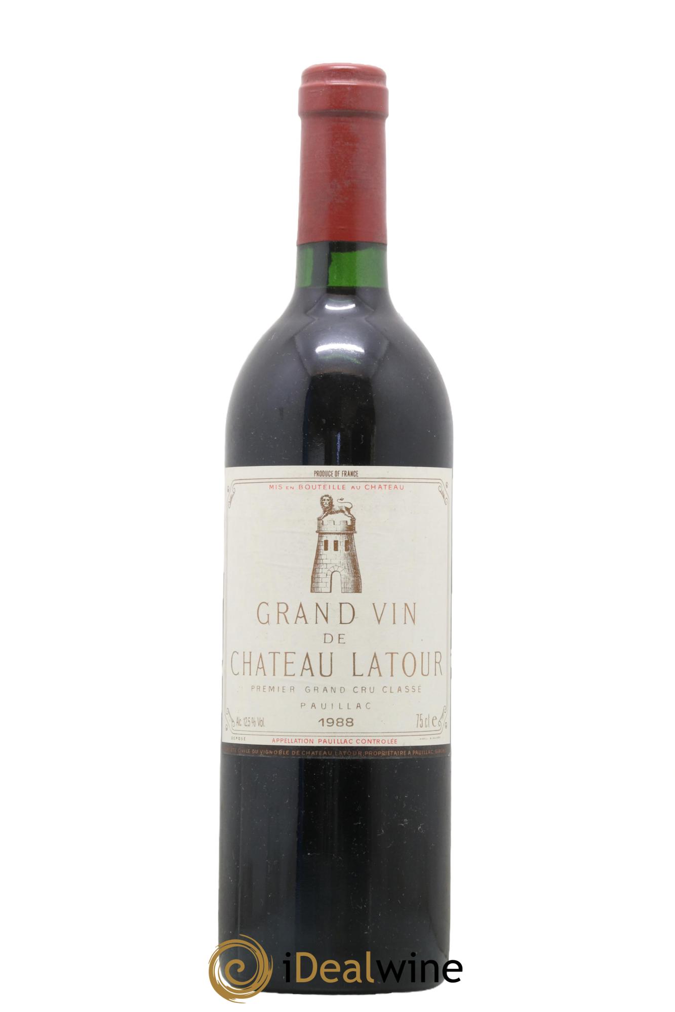 Château Latour 1er Grand Cru Classé 1988 - Posten von 1 Flasche - 0