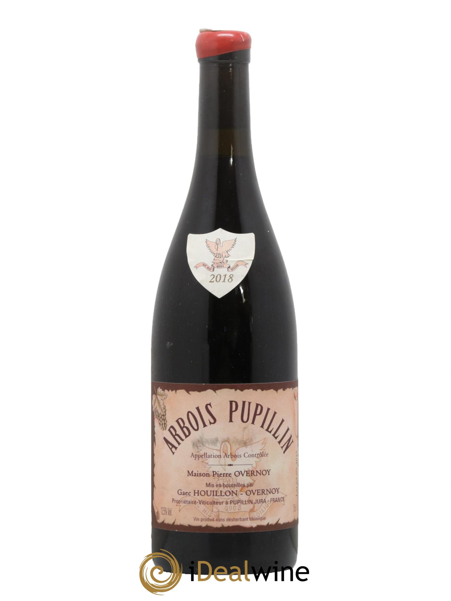 Arbois Pupillin Poulsard (cire rouge) Overnoy-Houillon (Domaine) 2018 - Lot de 1 bouteille - 0