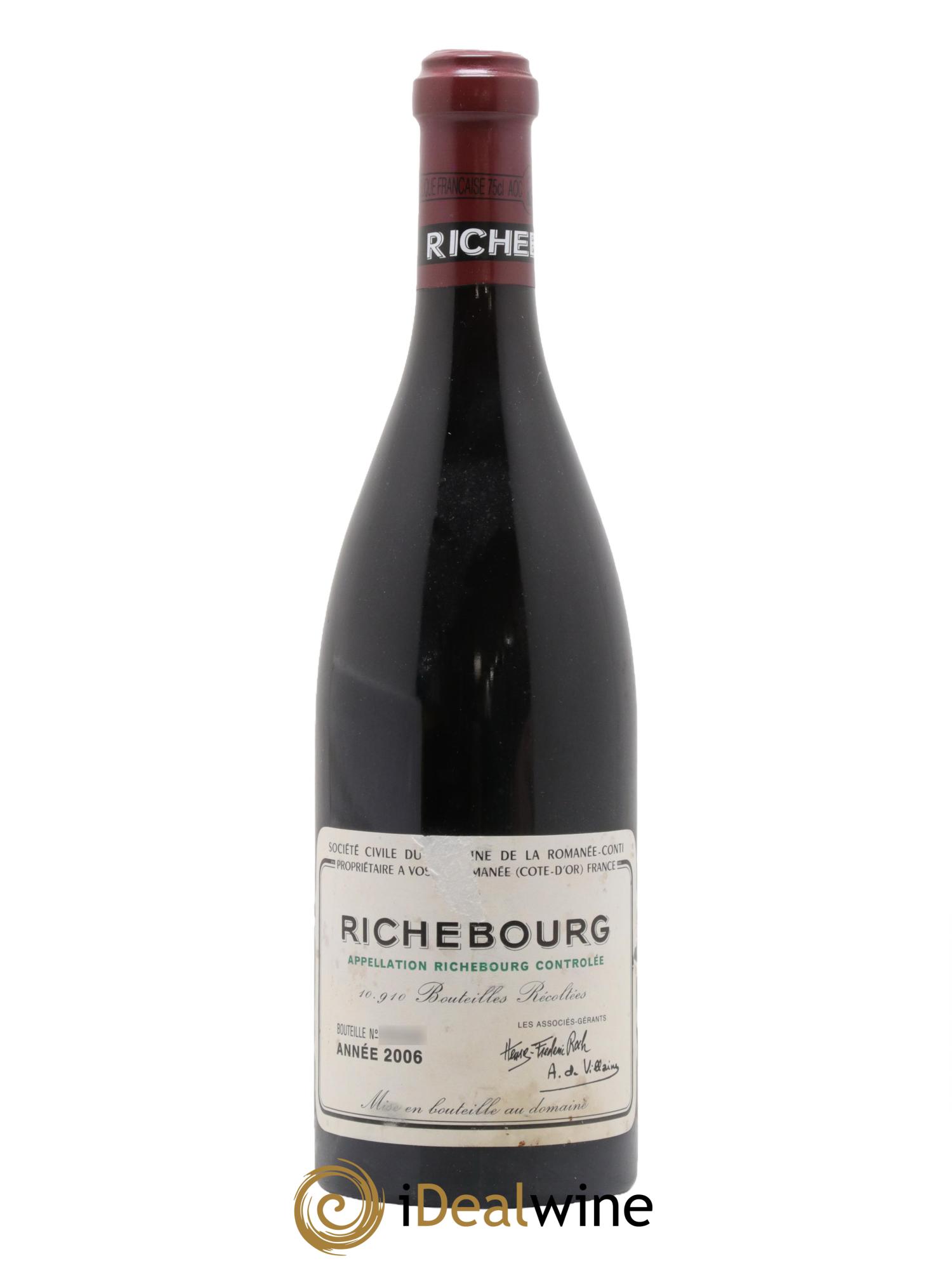 Richebourg Grand Cru Domaine de la Romanée-Conti 2006 - Lotto di 1 bottiglia - 0