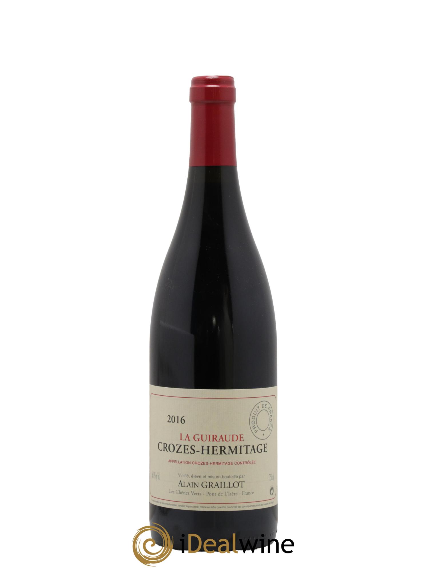 Crozes-Hermitage La Guiraude Domaine Graillot 2016 - Posten von 1 Flasche - 0