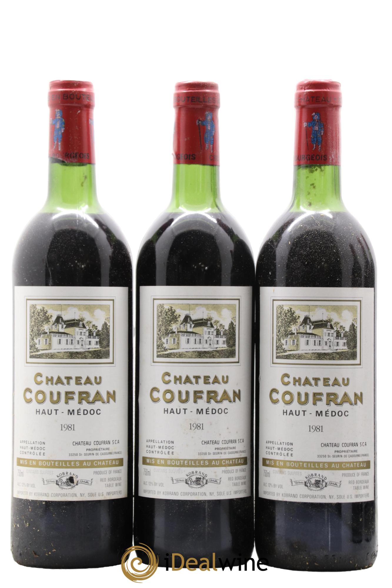 Château Coufran Cru Bourgeois 1981 - Lotto di 6 bottiglie - 1