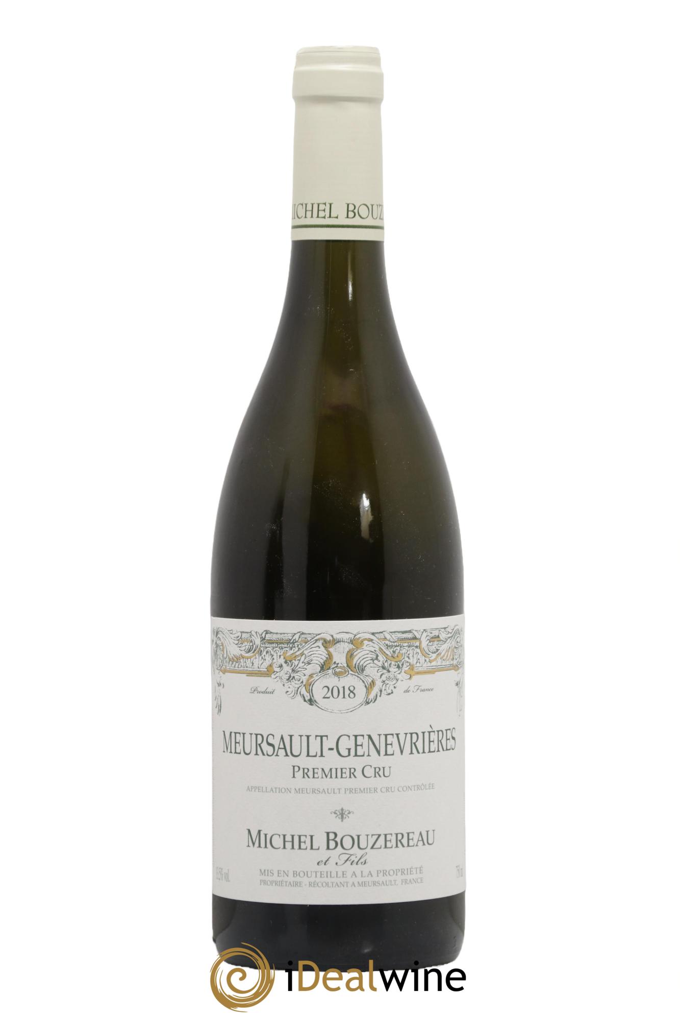 Meursault 1er Cru Les Genevrières Michel Bouzereau et Fils (Domaine) 2018 - Posten von 1 Flasche - 0