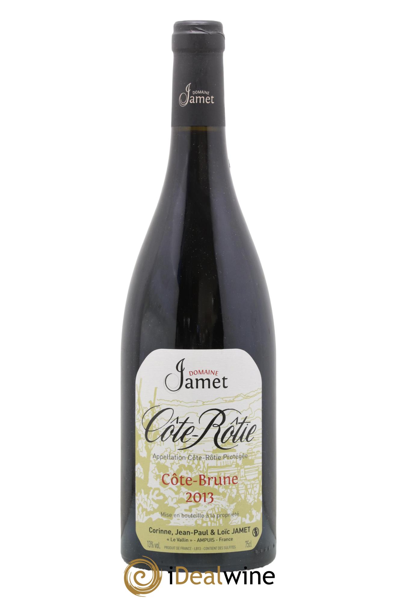 Côte-Rôtie Côte Brune Jamet (Domaine) 2013 - Posten von 1 Flasche - 0