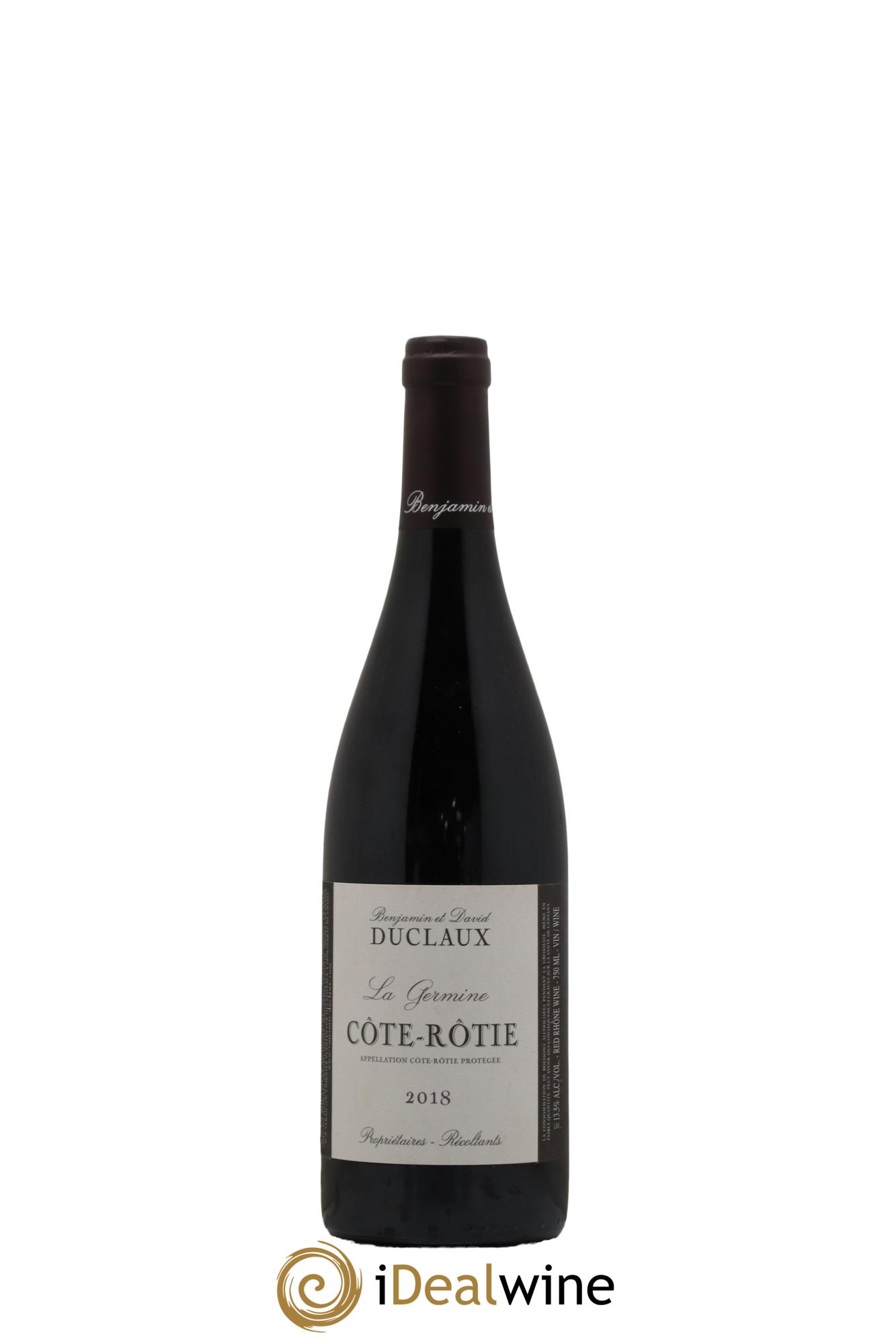 Côte-Rôtie La Germine Domaine Duclaux  2018 - Lot de 1 bouteille - 0