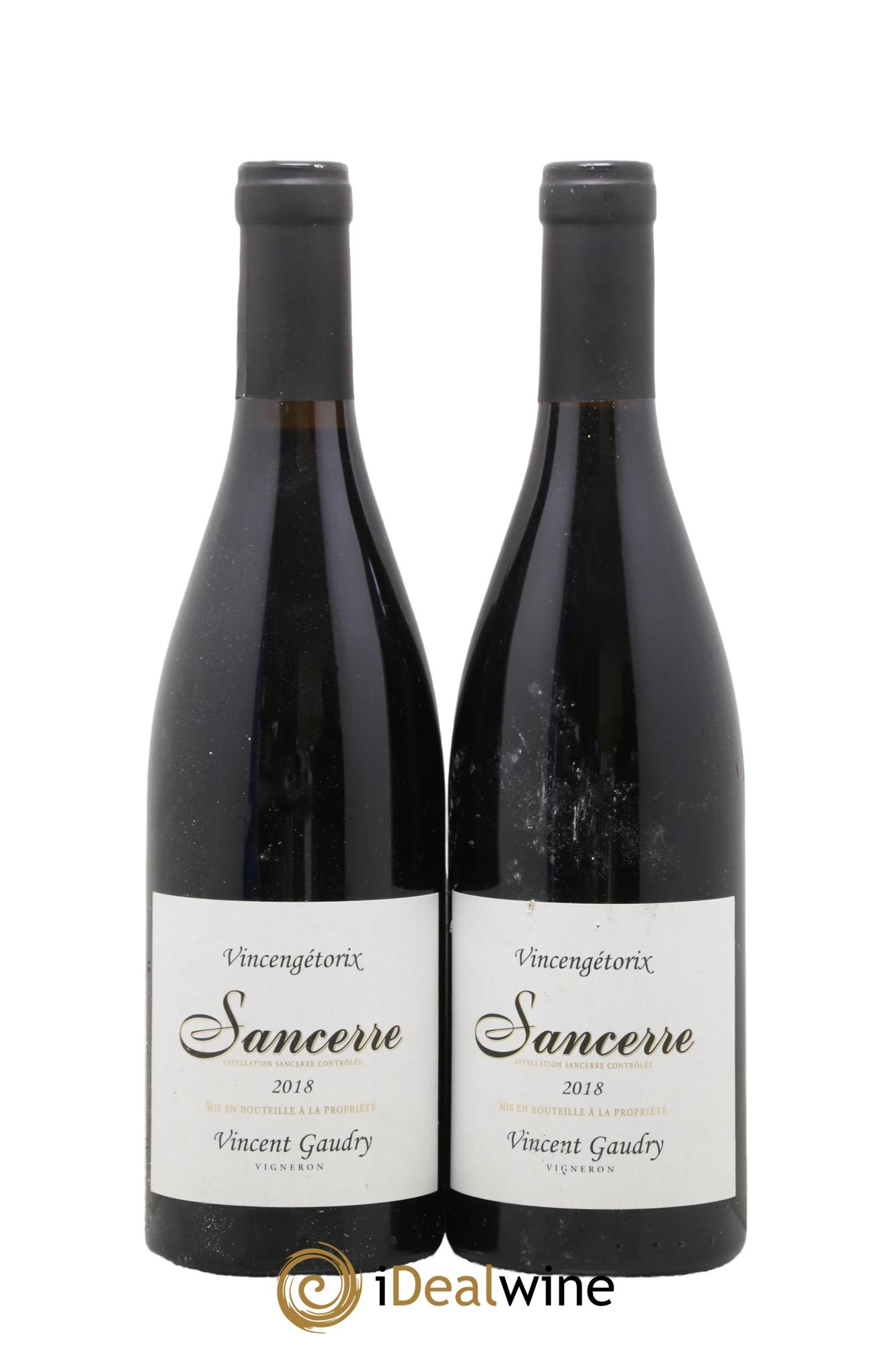 Sancerre Vincengetorix Vincent Gaudry 2018 - Posten von 2 Flaschen - 0