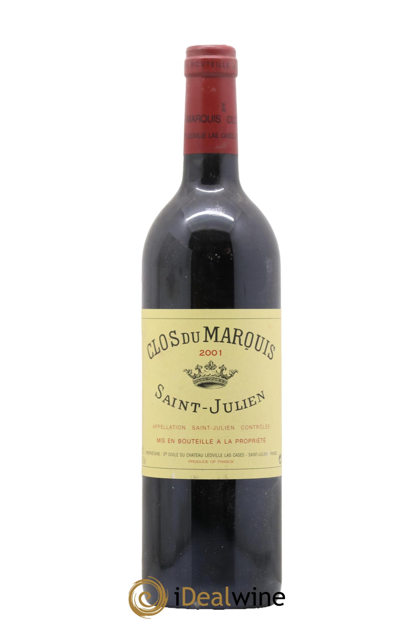 Clos du Marquis 2001 - Lot de 1 bouteille - 0