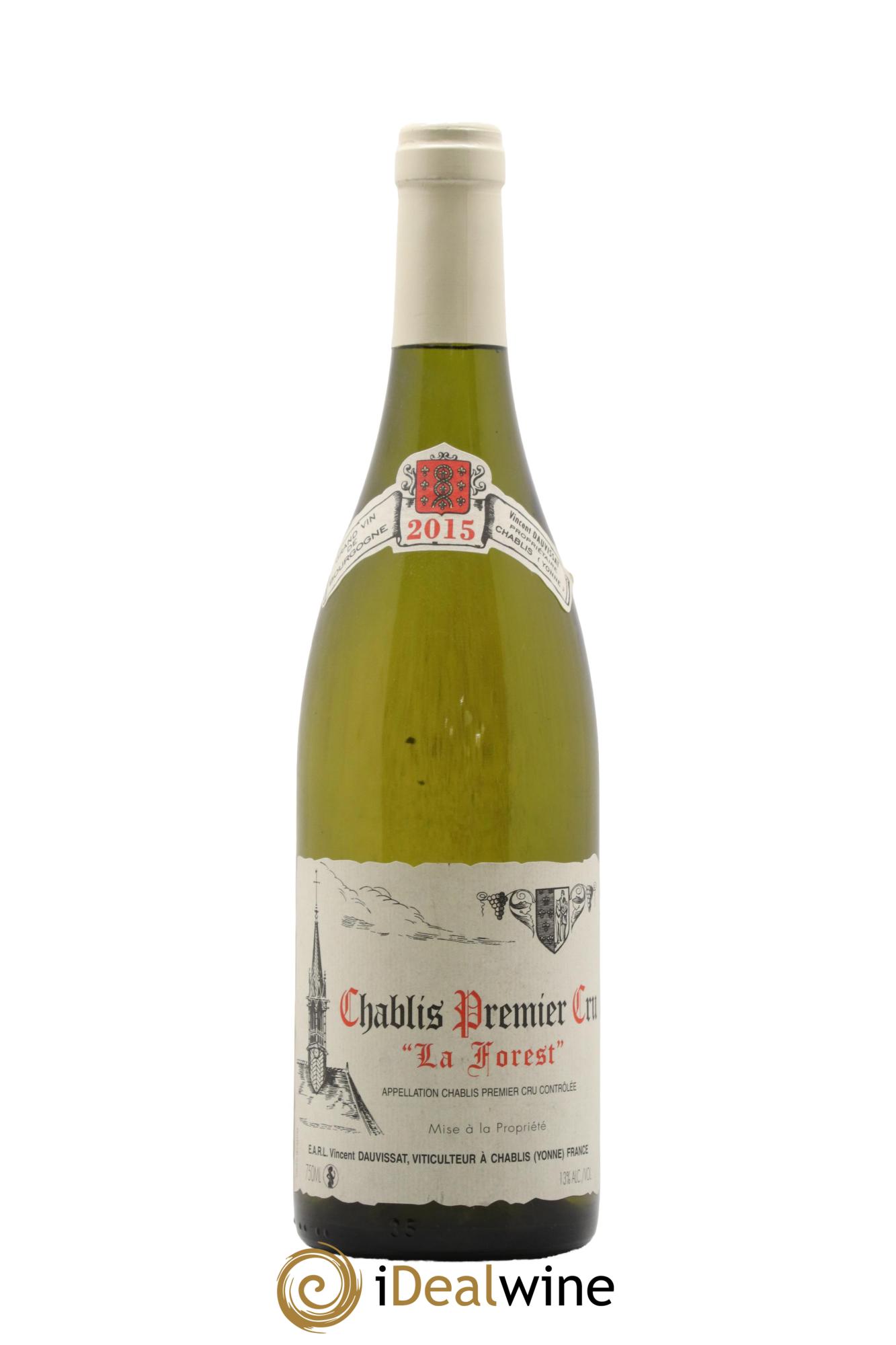 Chablis 1er Cru La Forest Vincent Dauvissat (Domaine) 2015 - Lot de 1 bouteille - 0