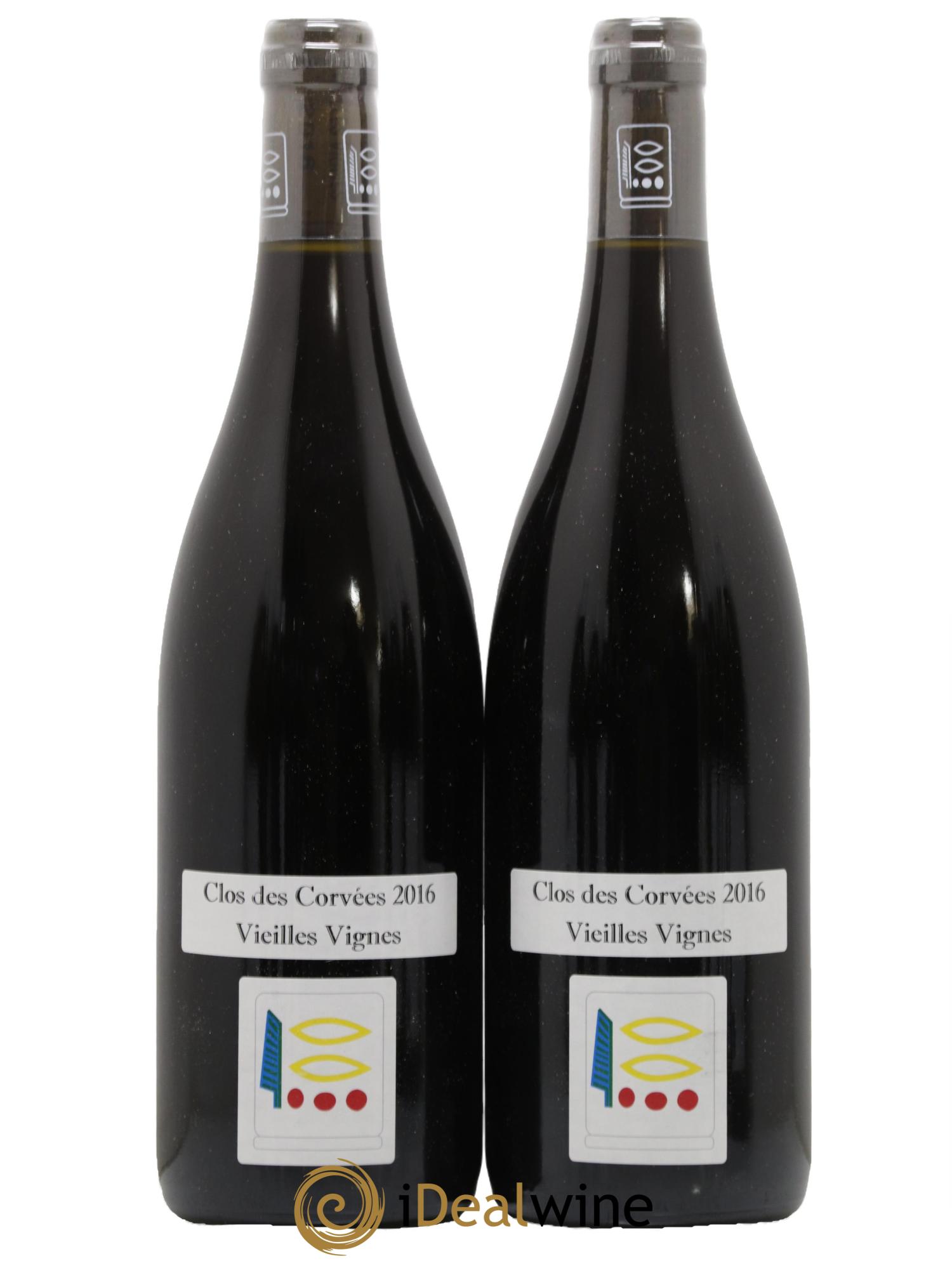 Nuits-Saint-Georges 1er Cru Le Clos des Corvées Vieilles Vignes Prieuré Roch 2016 - Lotto di 2 bottiglie - 0