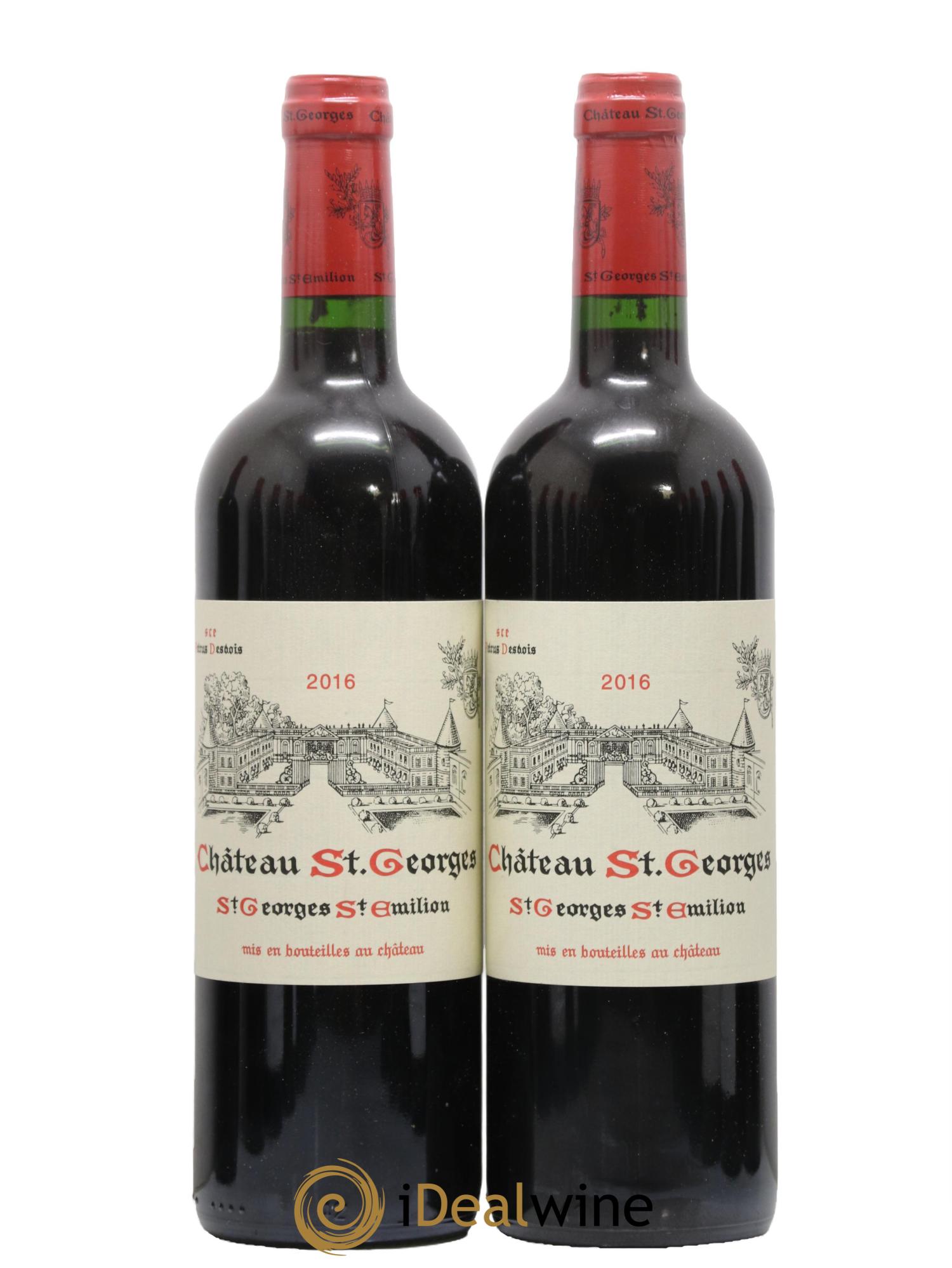 Château Saint-Georges 2016 - Lot of 2 bottles - 0