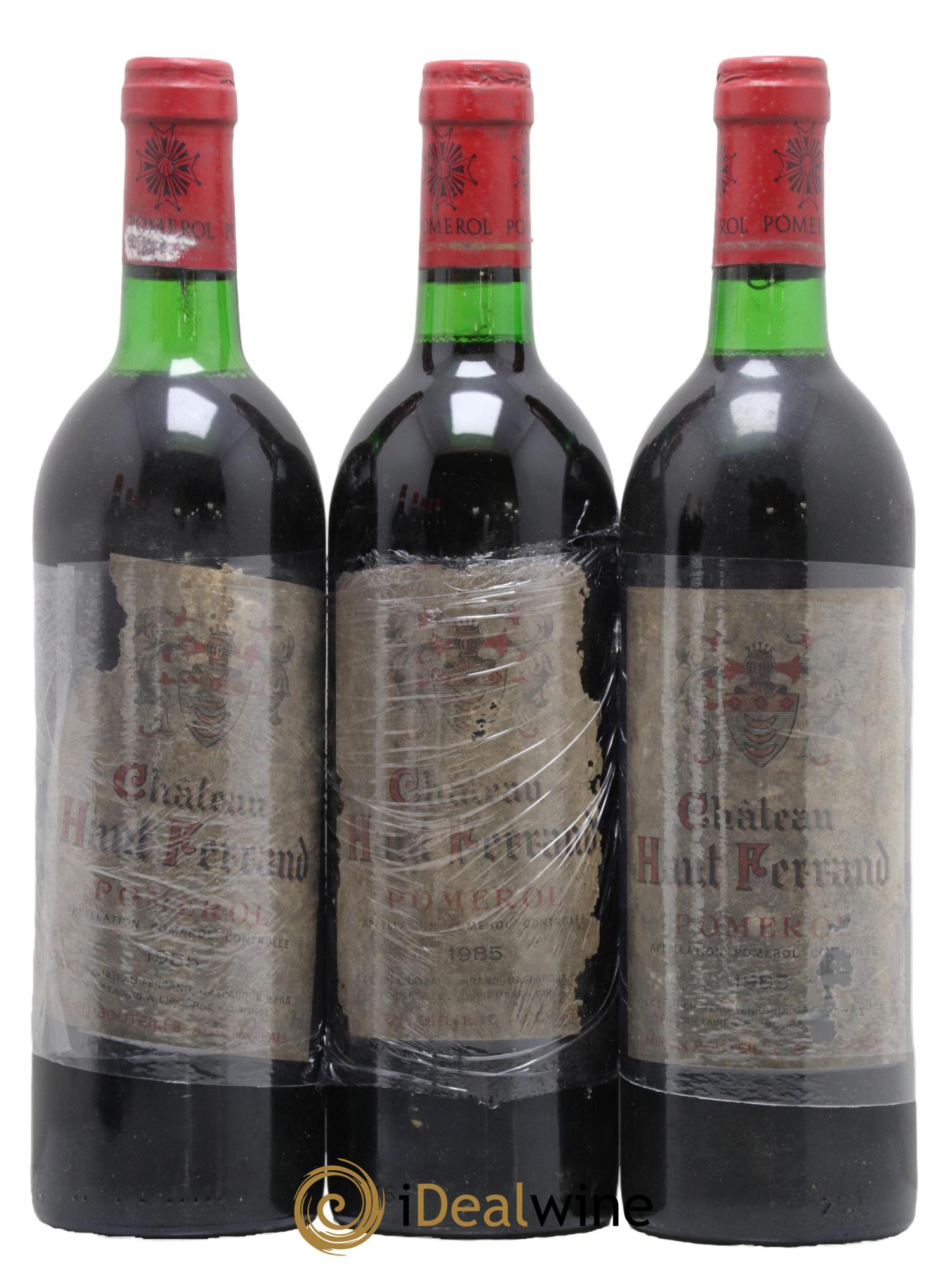 Château Haut Ferrand 1985 - Lot de 3 bouteilles - 0