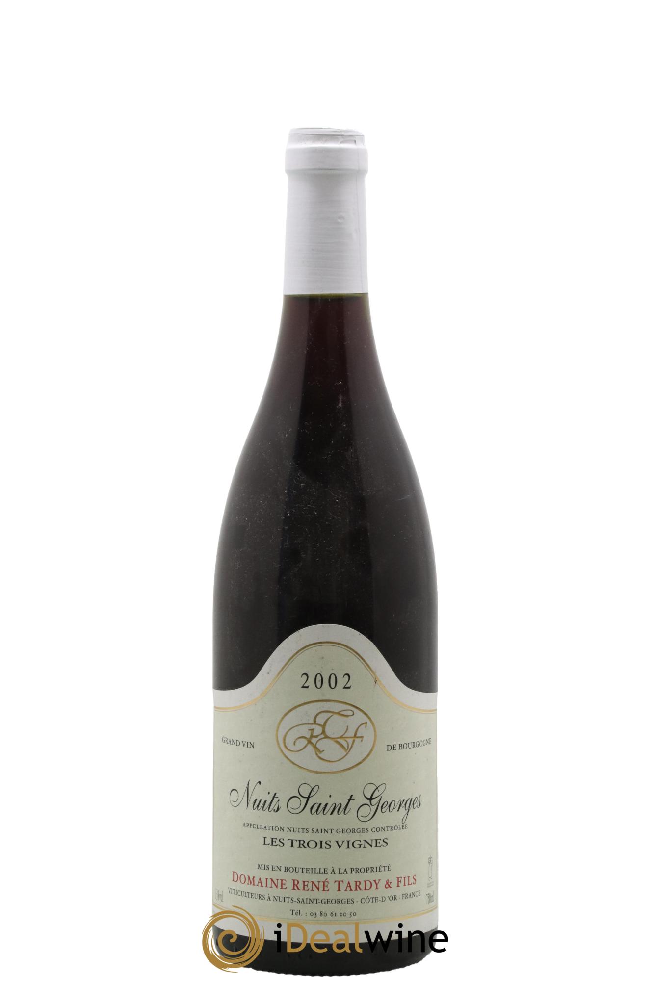 Nuits Saint-Georges Les Trois Vignes Rene Tardy 2002 - Lotto di 1 bottiglia - 0